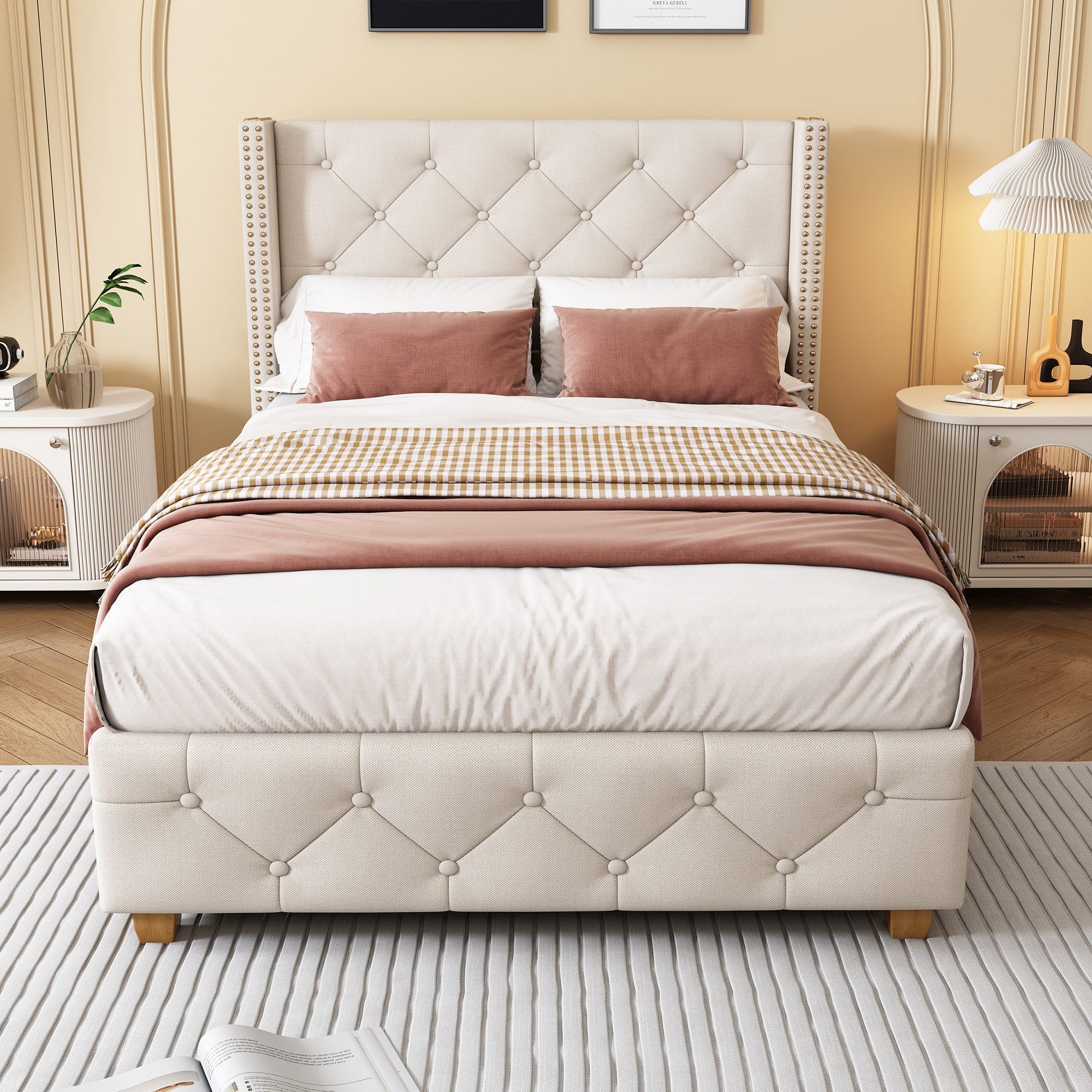 STILVORA Polsterbett Jugendbett 90×200cm Bettgestell Kinderbett,Schaumstoff günstig online kaufen