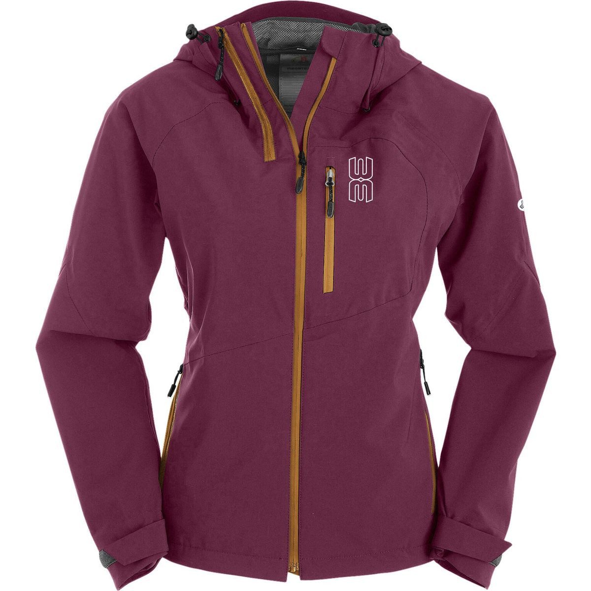 Maul Sport® Skijacke Hochfügen Sportliche Trekking Jacke mit angeschnittener Sturmkapuze