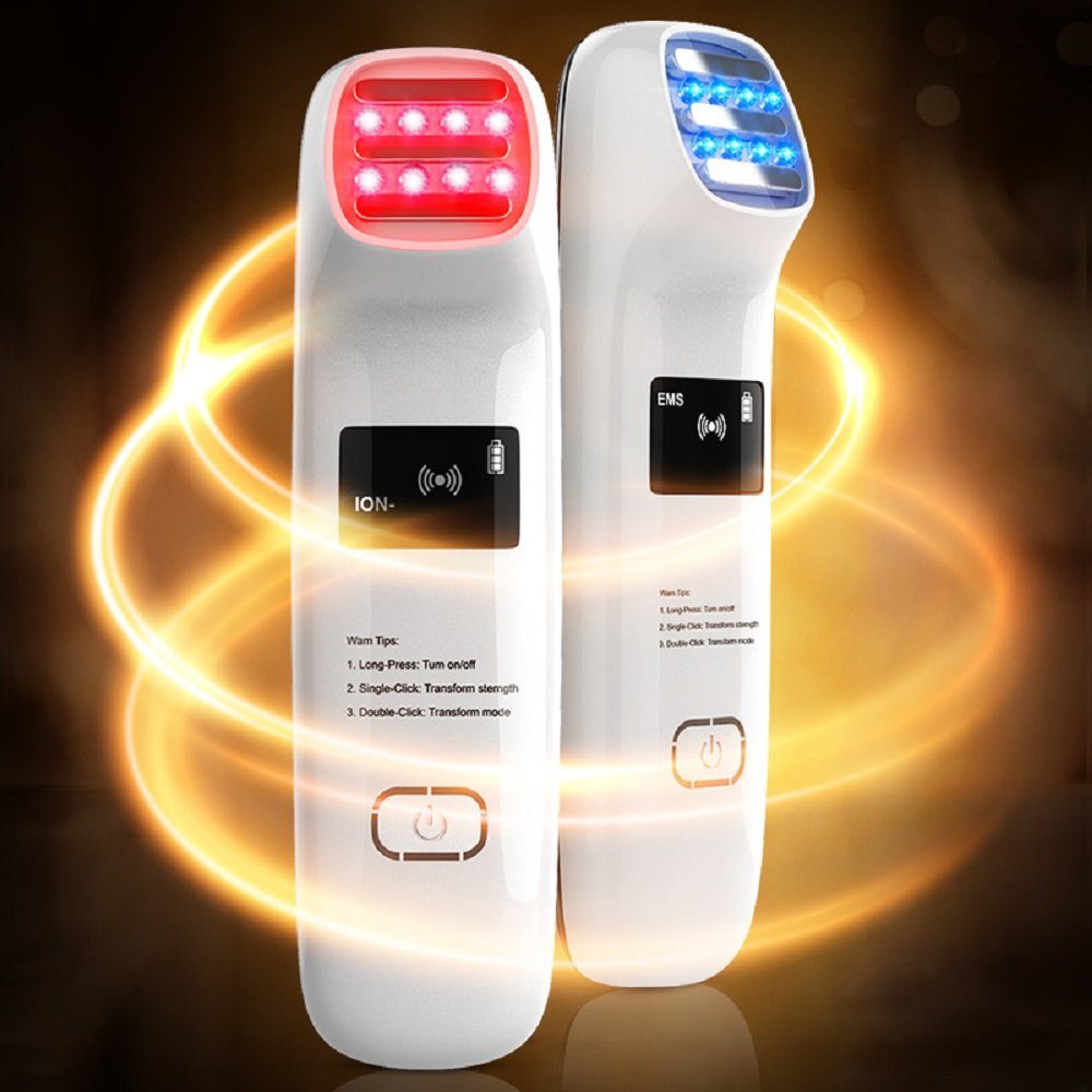COOL-i ® Anti-Aging-Gerät, RF Anti-Aging Vibrationsmassage, Hautstraffung 5 EMS in LED 1 Ionen