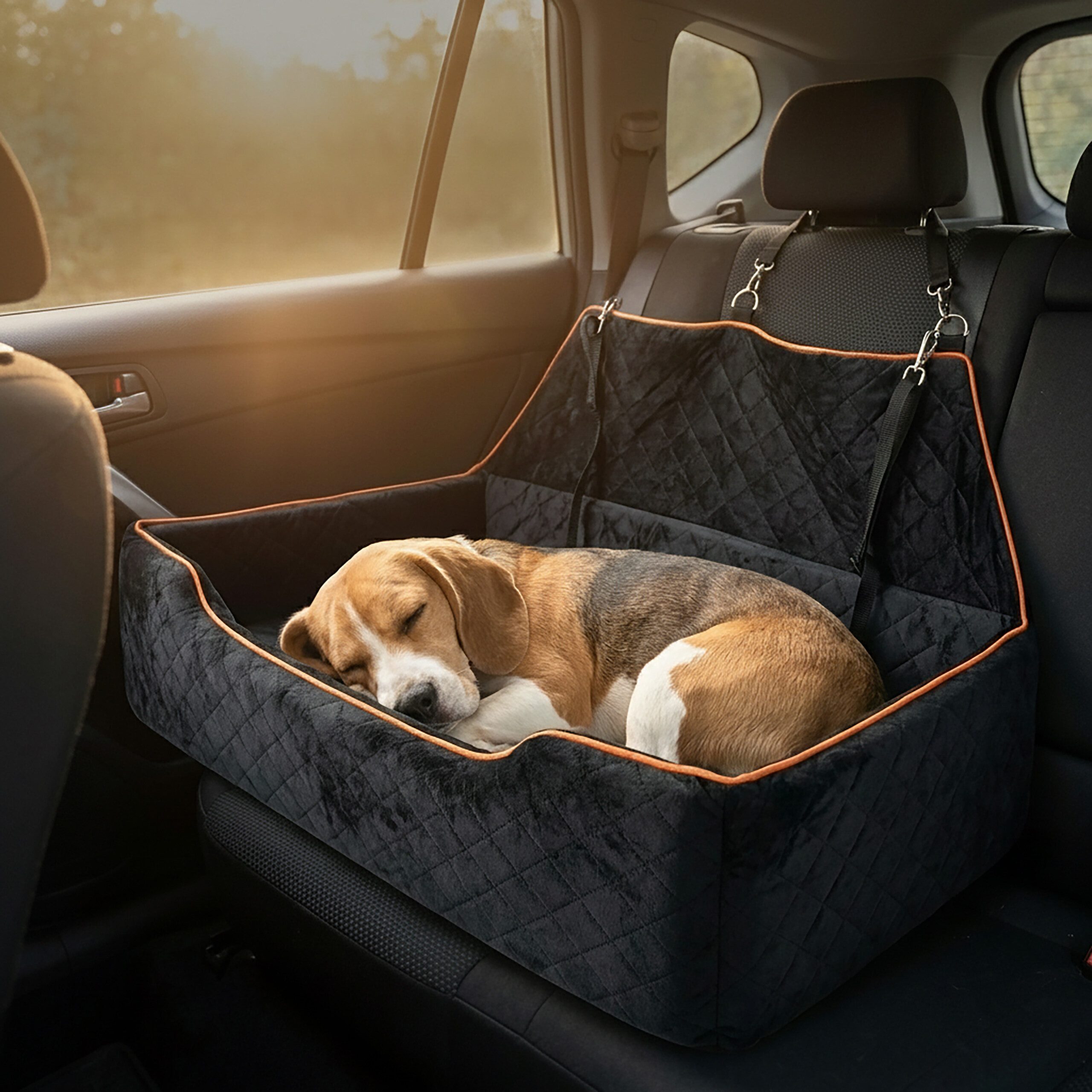 relaxdays Autositzbezug XXL Hundeautositz Rückbank & Kofferraum