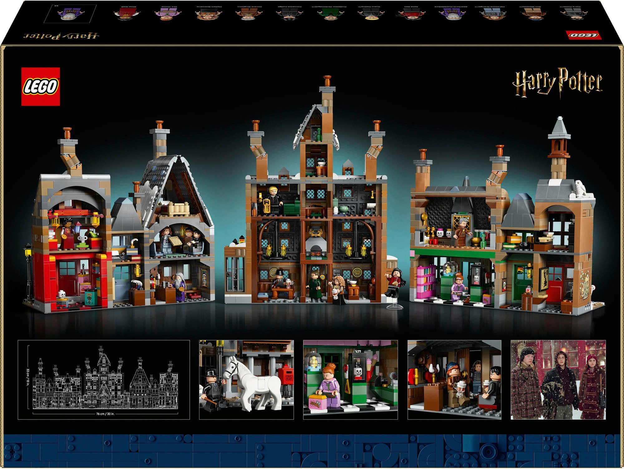 LEGO® Dorf Hogsmeade – Sammleredition (76457), LEGO Harry Potter Konstruktionsspielsteine, (3228 St), Exklusives Set