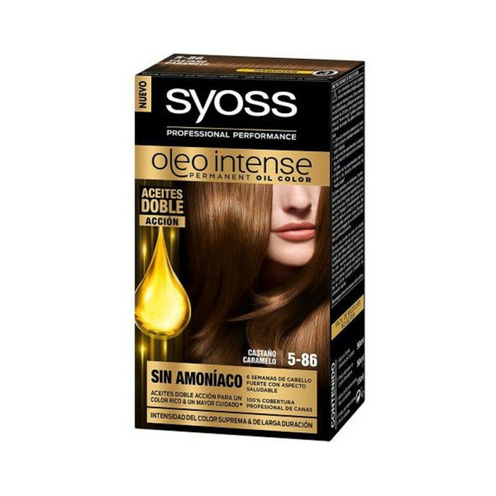Syoss Mascara Oleo Intense Permanent Hair Color 5-10 Light Brown