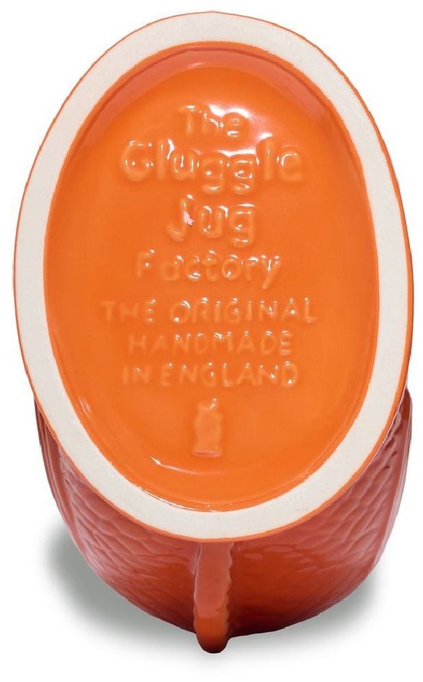 Gluckigluck Wasserkaraffe, (Original Gluggle Jug aus England), mit Gluckergeräusch, handgefertigt, ikonisches Fisch-Design, 1,2 L