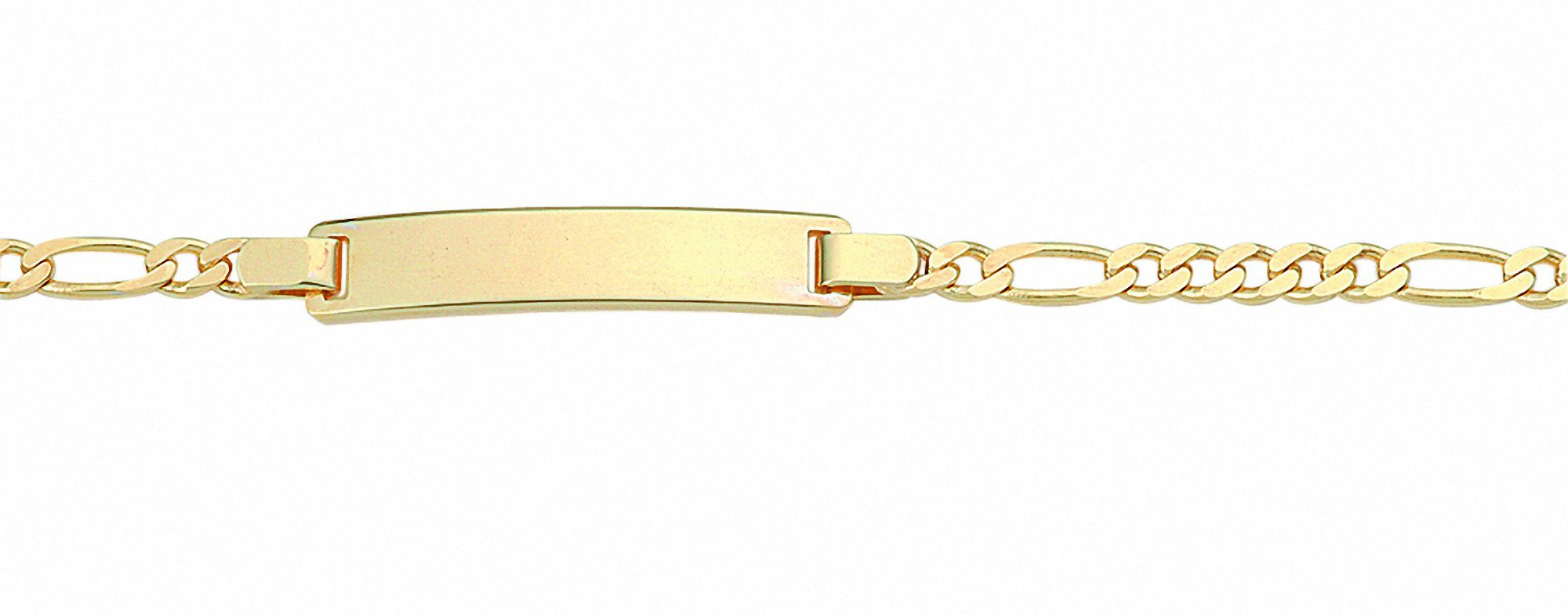 Damen Schmuck Adelia´s Goldarmband 333 Gold Figaro Armband 18,5 cm, 333 Gold Figarokette Goldschmuck für Damen