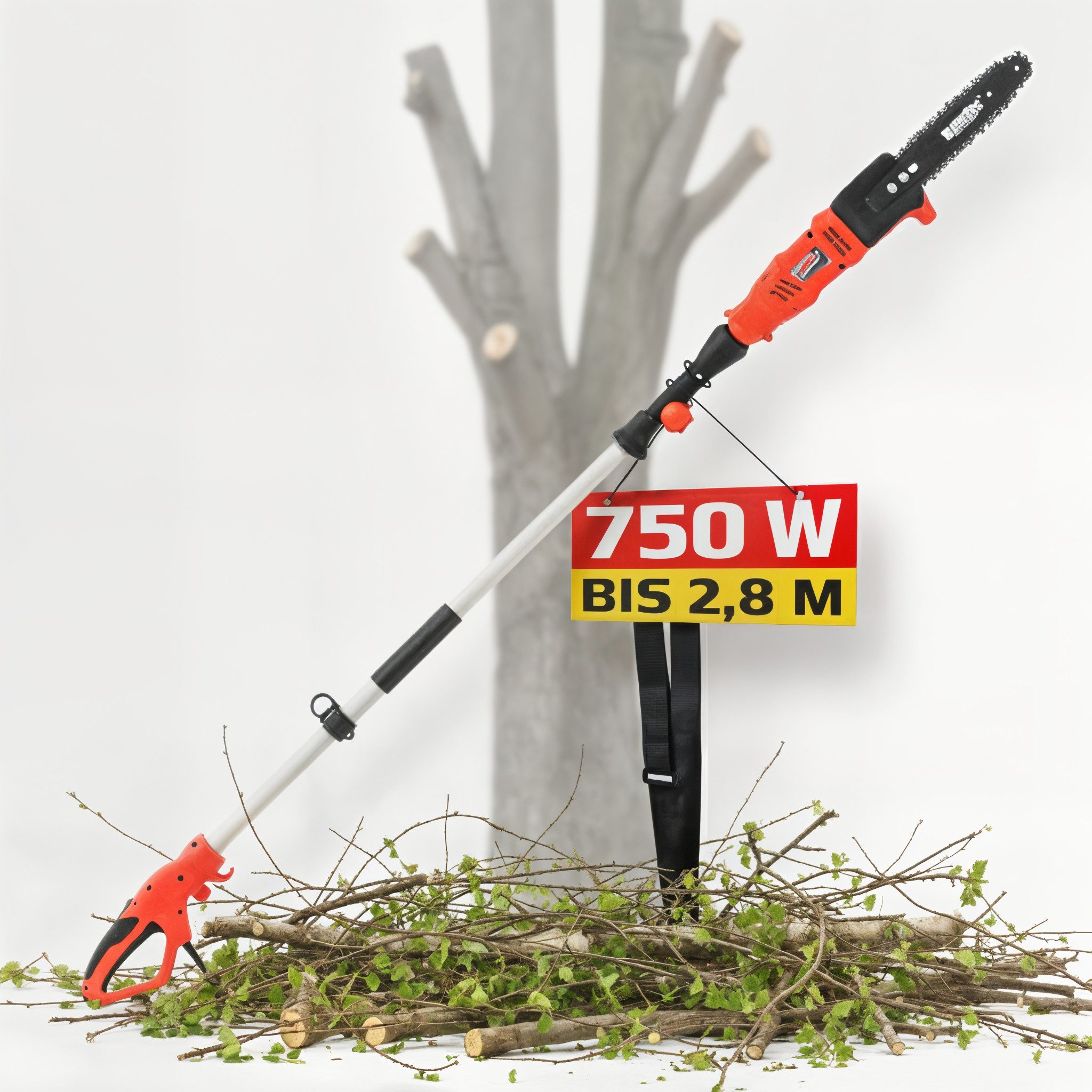 Hecht Hochentaster Elektro 971W inklusive Tragegurt Schwertschutz, bis 4,50 günstig online kaufen