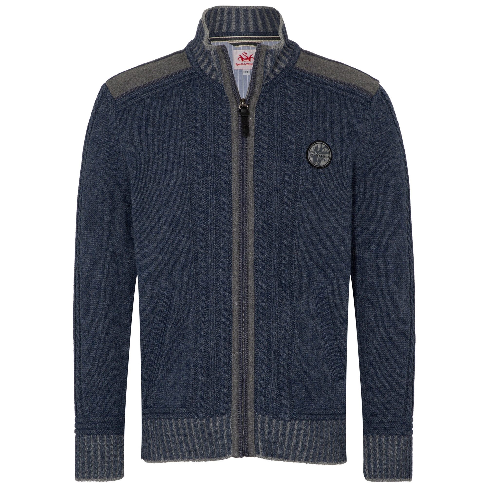 Spieth & Wensky Trachtenstrickjacke Erato- Strickjacke Erato Herren Trachten Wolljanker Strickjacke Jacke aus Schurwolle