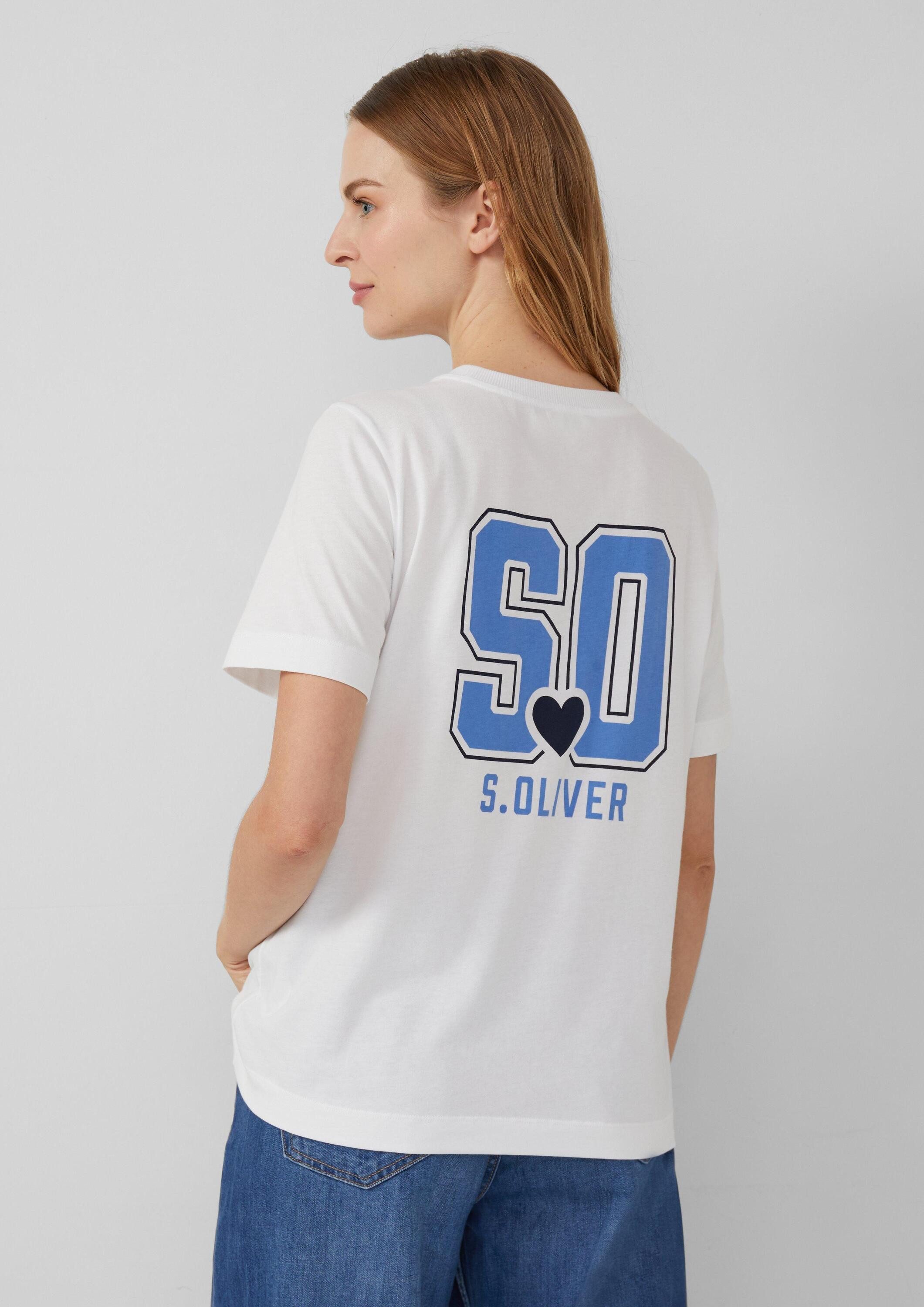 s.Oliver Kurzarmshirt T-Shirt (1-tlg) günstig online kaufen