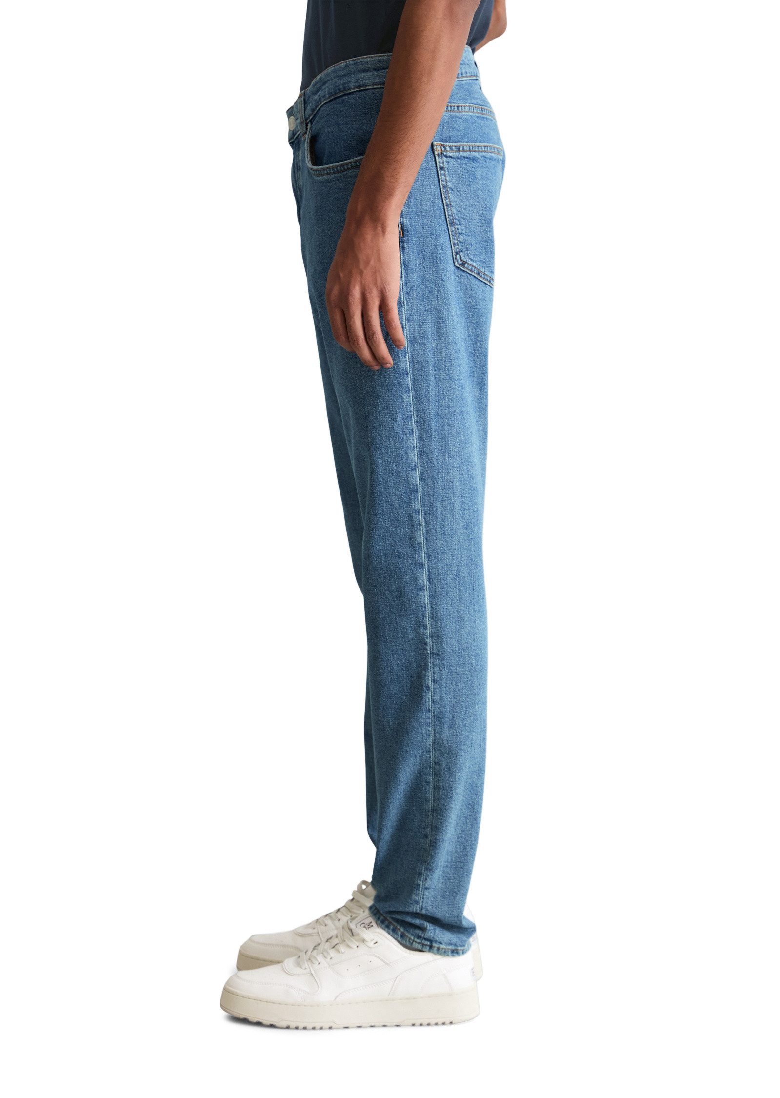 Marc O'Polo DENIM Tapered-fit-Jeans aus Bio-Baumwoll-Mix
