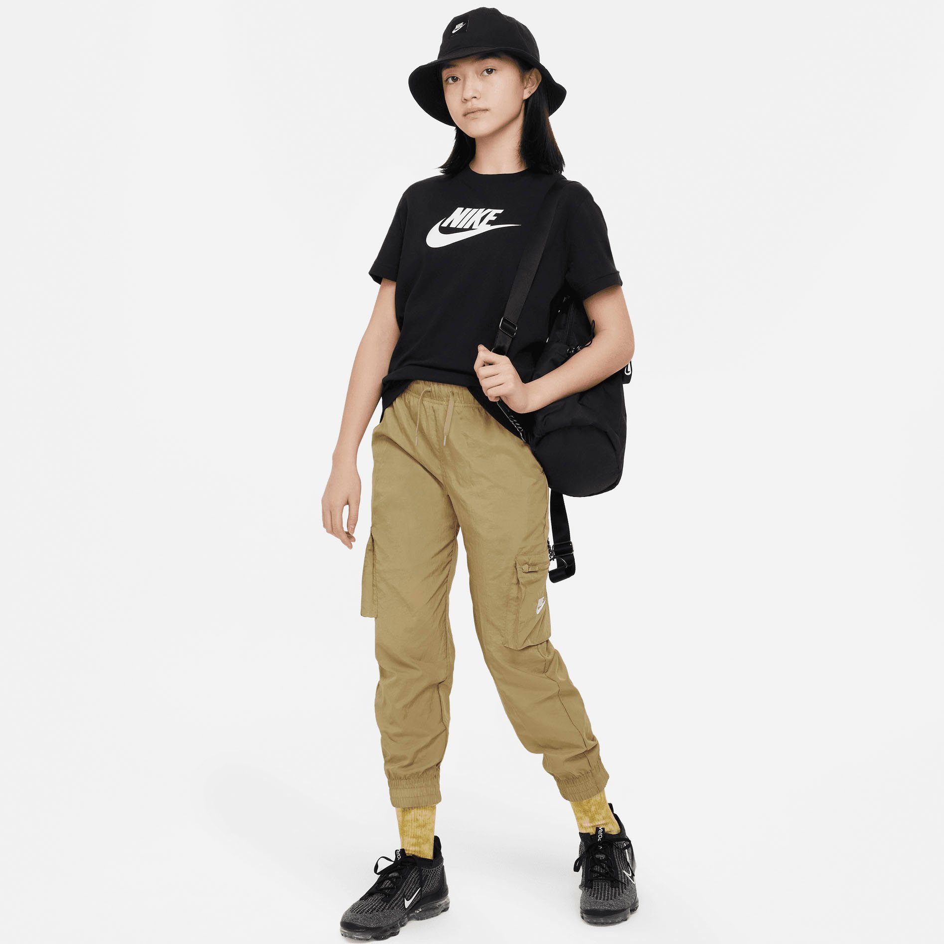 Nike Sportswear T-Shirt BIG (GIRLS) KIDS' schwarz T-SHIRT