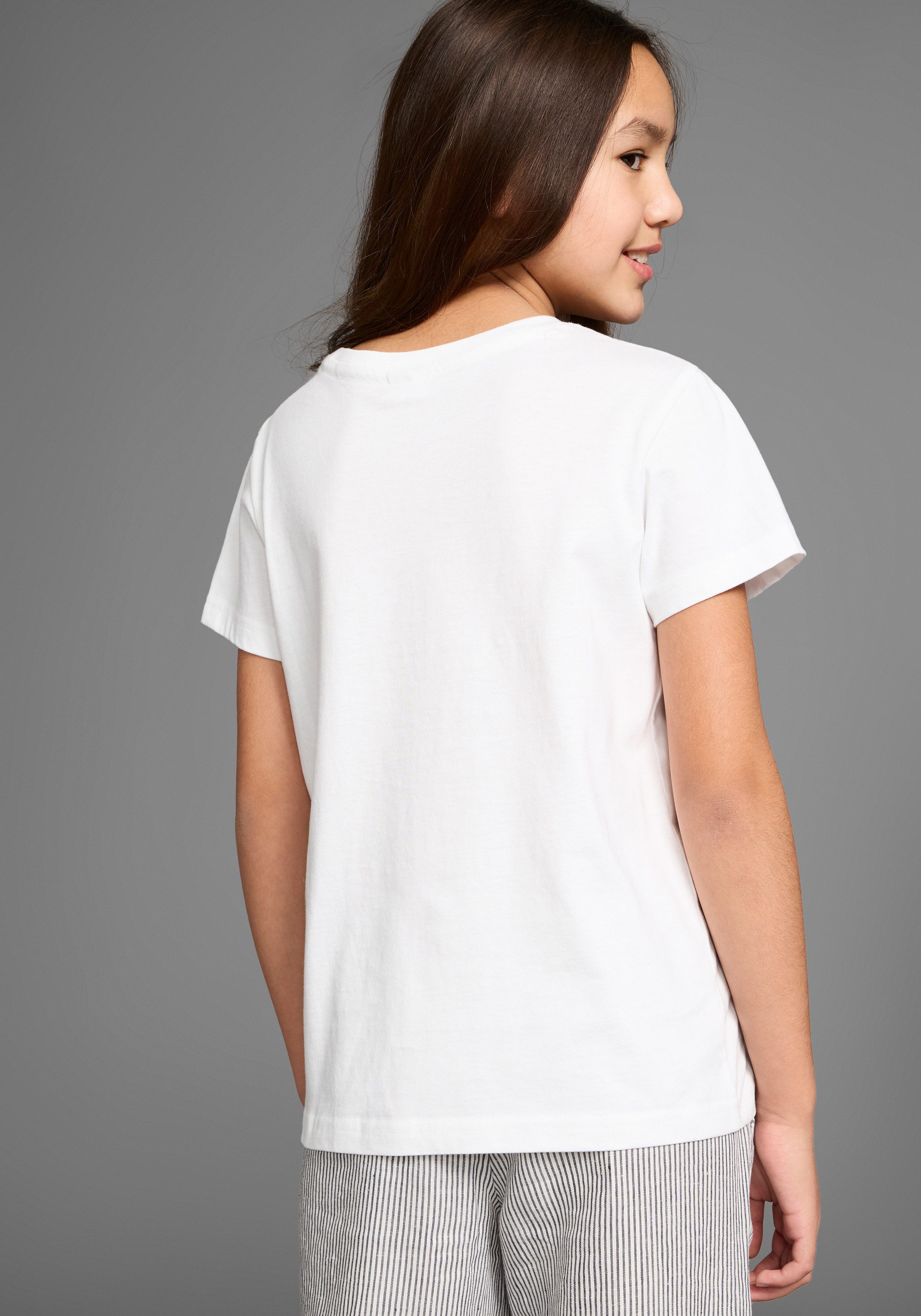 KangaROOS T-Shirt HAPPINESS COMES großer Frontprint – Bild 2 von 5