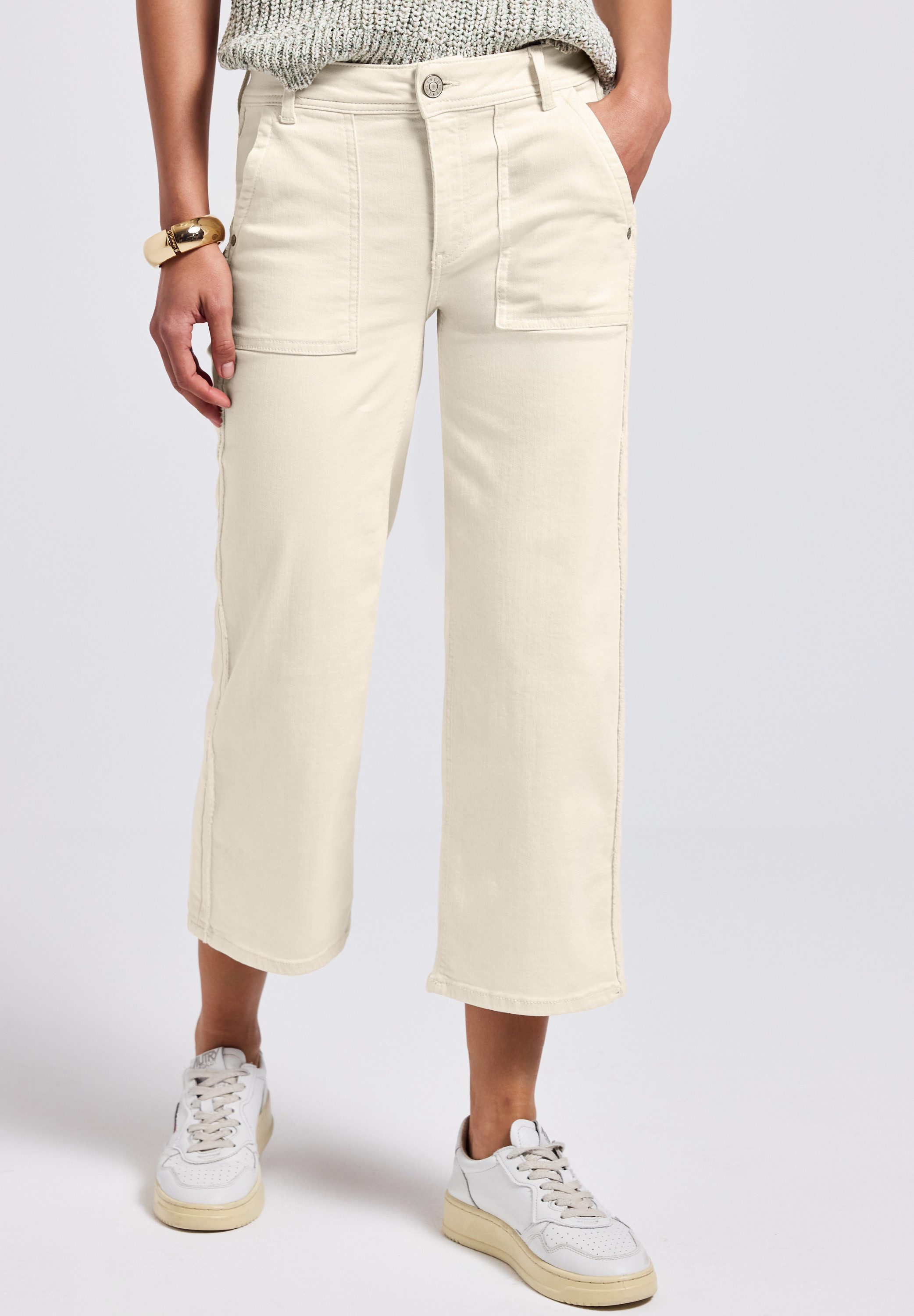 STREET ONE Loose-fit-Jeans mit Taschen günstig online kaufen