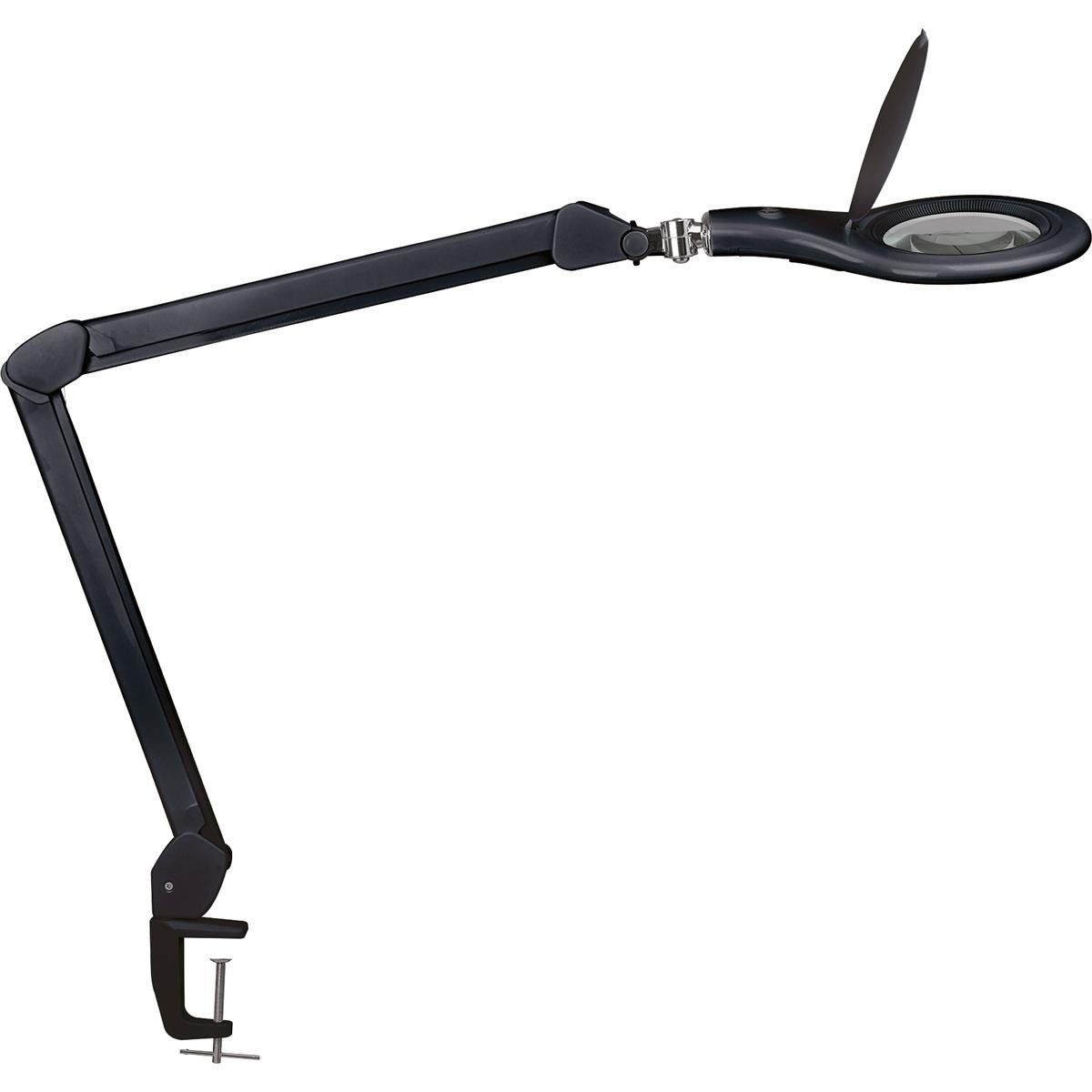 MAUL Standlupe MAUL 8263390 MAULmakro Lupenleuchte schwarz 8 W mit Tischklemme