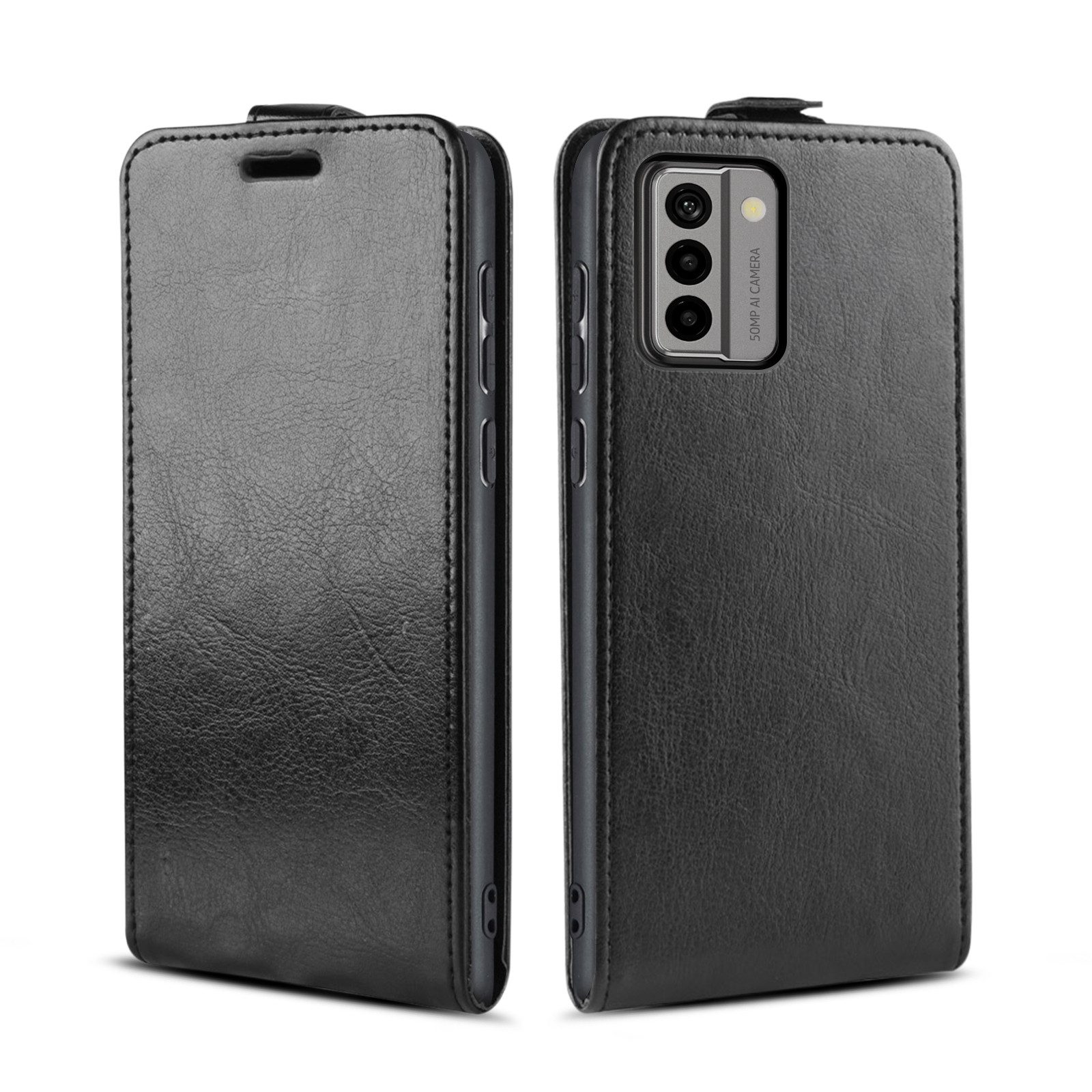 Tec-Expert Handyhülle Klapp Hülle für Nokia G22 6.5 Zoll, 6.5", Tasche Klapphülle Case mit Kartenfach Fliphülle vertikal