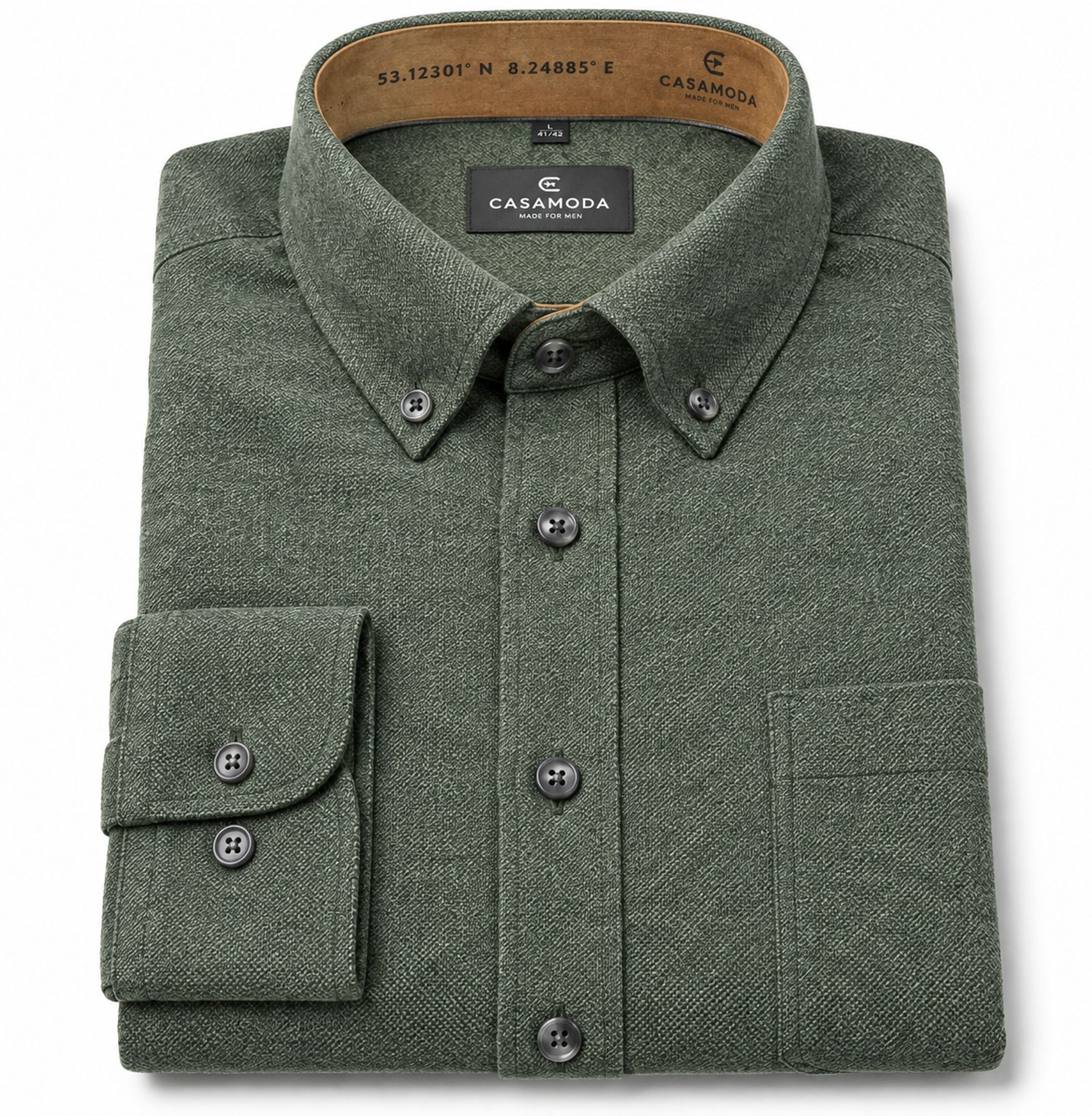 CASAMODA Langarmhemd 126133010 comfort fitKent