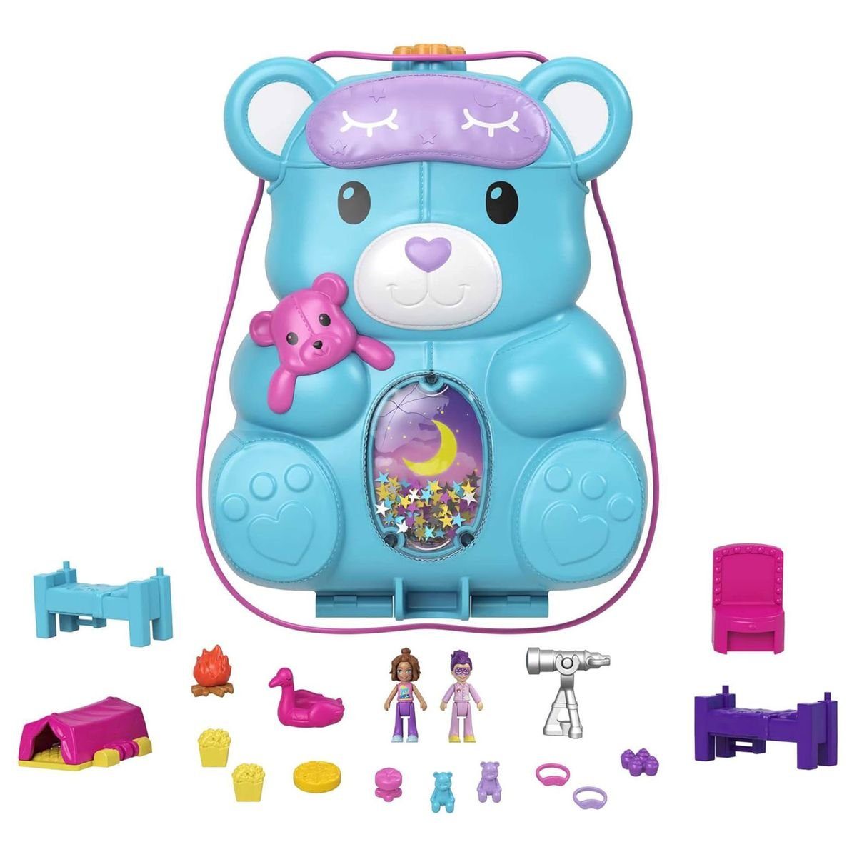 Mattel® Spielwelt Mattel HGC39 - Polly Pocket - Teddybär Handtaschen-Spielset