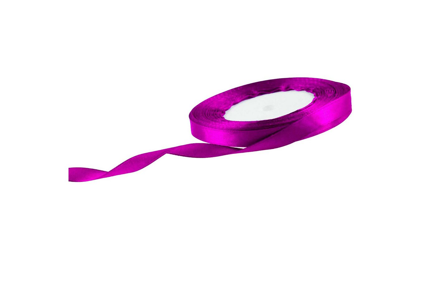 Thumbnail - maDDma Satinband 22,5m Satinband 10mm Dekoband Geschenkband Schmuckband, fuchsia