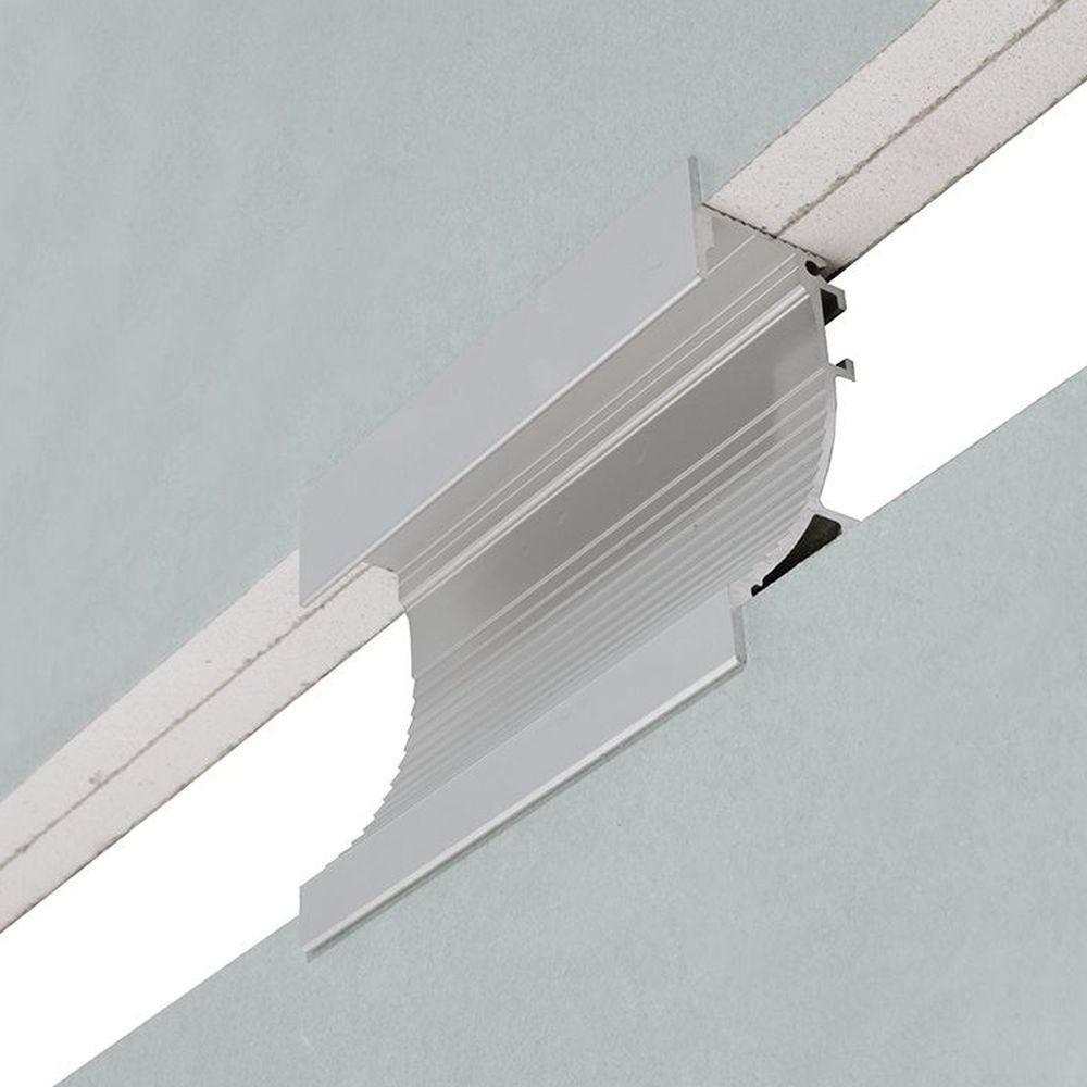 Profilelemente LED 14mm Wandvoute Weiß-matt, 1-flammig, für EL-02-12 Streifen Deko-Light LED-Stripe-Profil Trockenbau-Profil, Stripes, LED