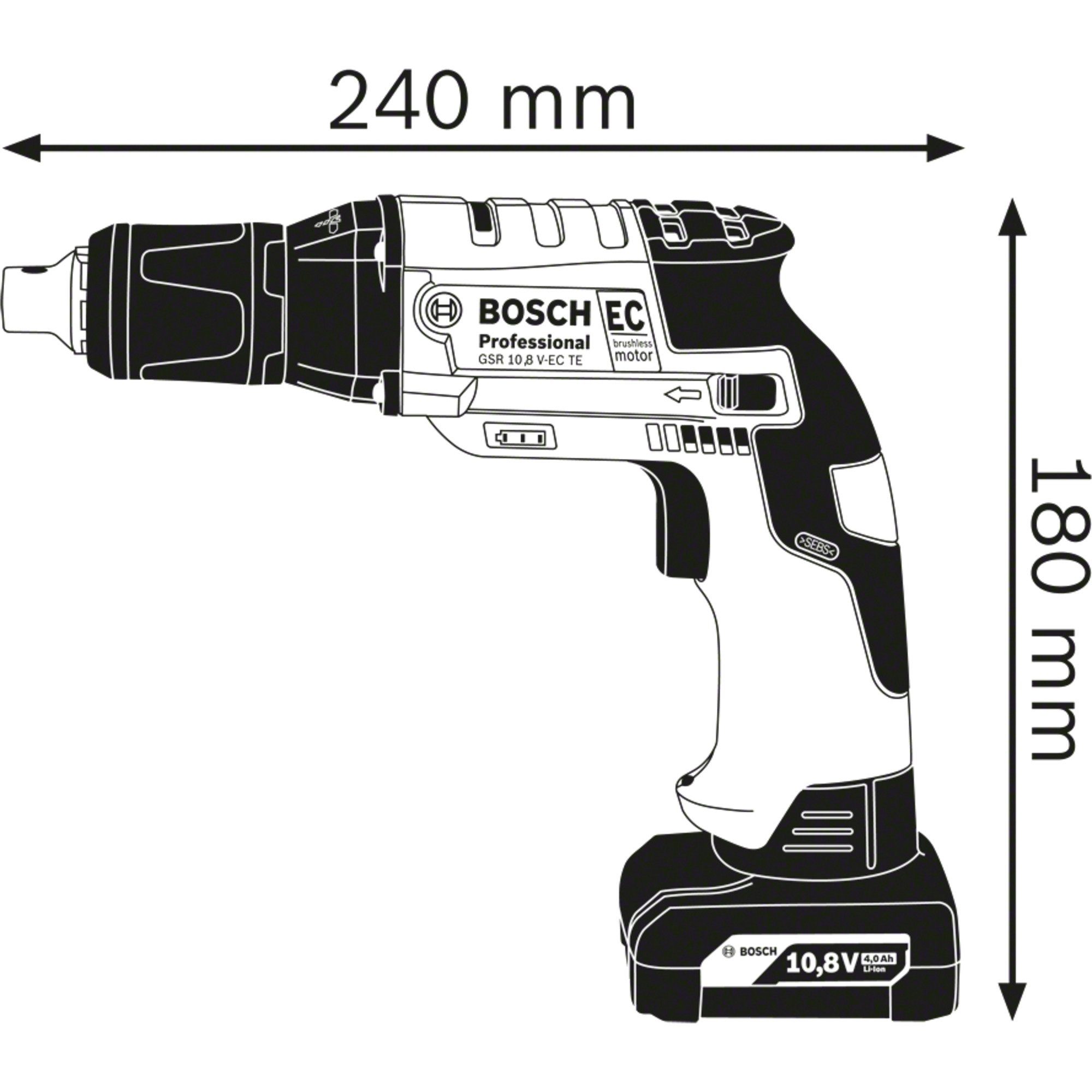 Bosch Professional Akku-Schrauber Bosch Professional Akku-Trockenbauschrauber GTB