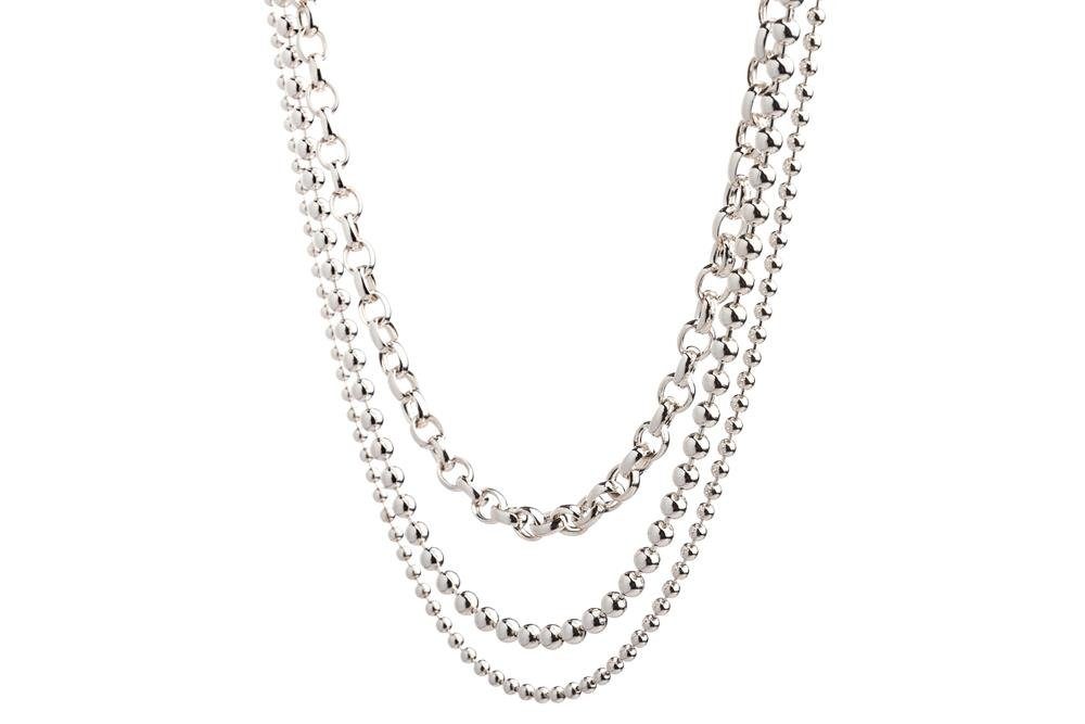 Silberkettenstore Kette mit Anhänger Fashion Line Glamour - 925 Silber, Länge wählbar von 40-100cm