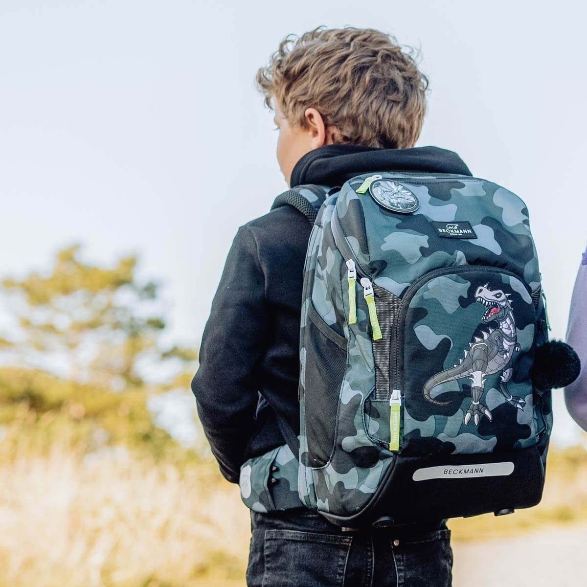 Beckmann Norway Schulranzen Classic 22L Schulrucksack-Set 6-tlg. Camo Rex
