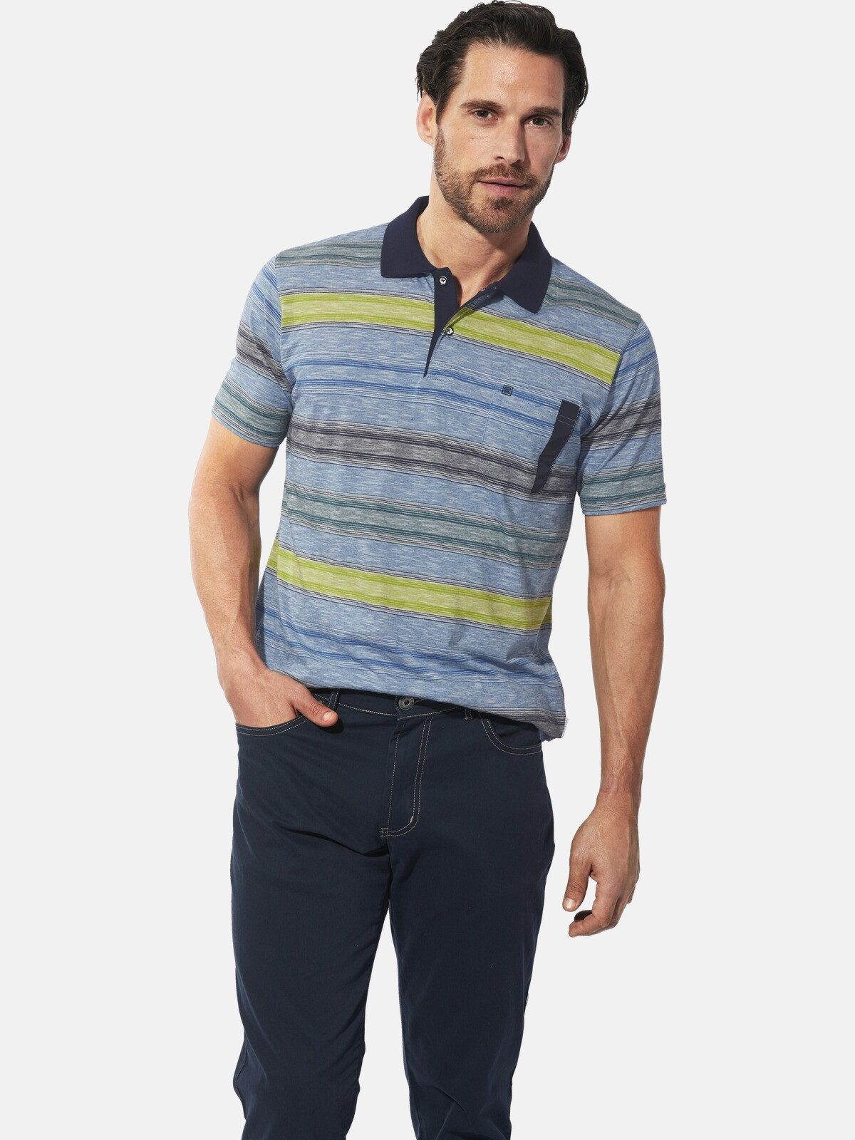 Babista Poloshirt GILEN mit bestickter Brusttasche
