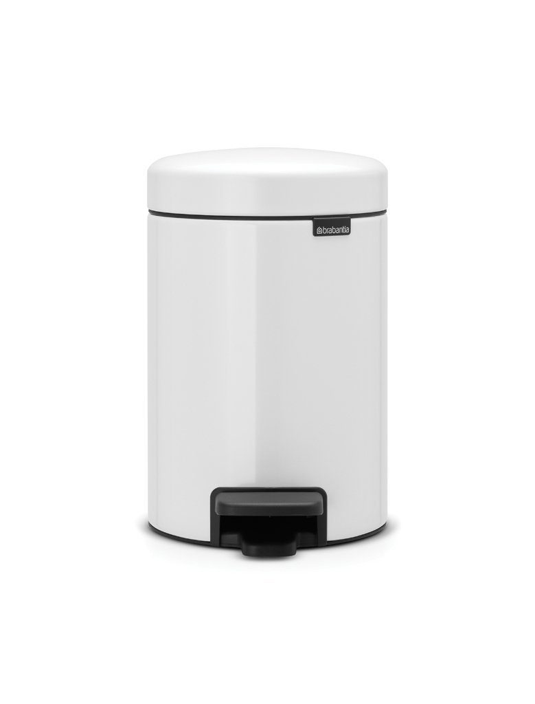 T: NewIcon H: Brabantia 23,5cm, mit L Treteimer 16,8cm, 3 Mülleimer (B: Kunststoffeinsatz weiß