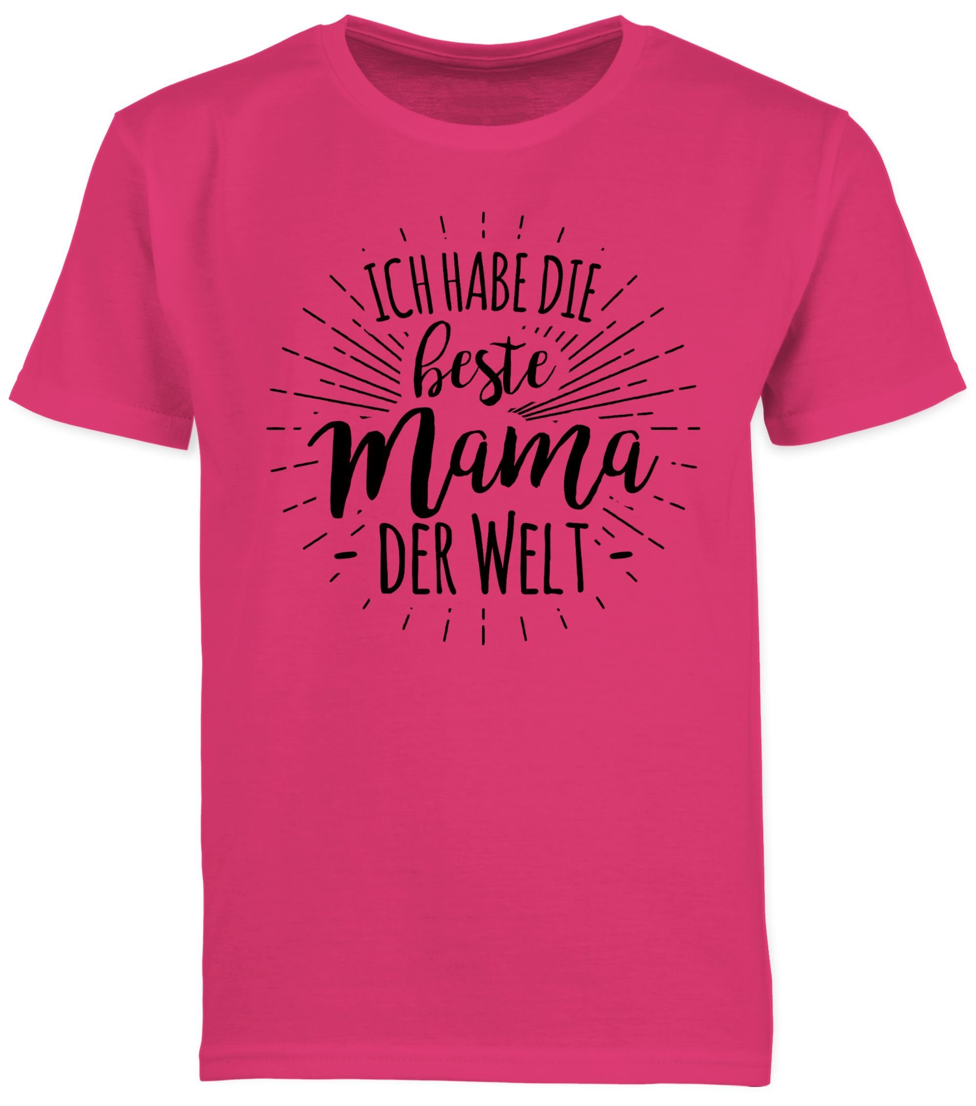 Ich Welt Mama der Muttertagsgeschenk 1 die Fuchsia habe T-Shirt beste Shirtracer