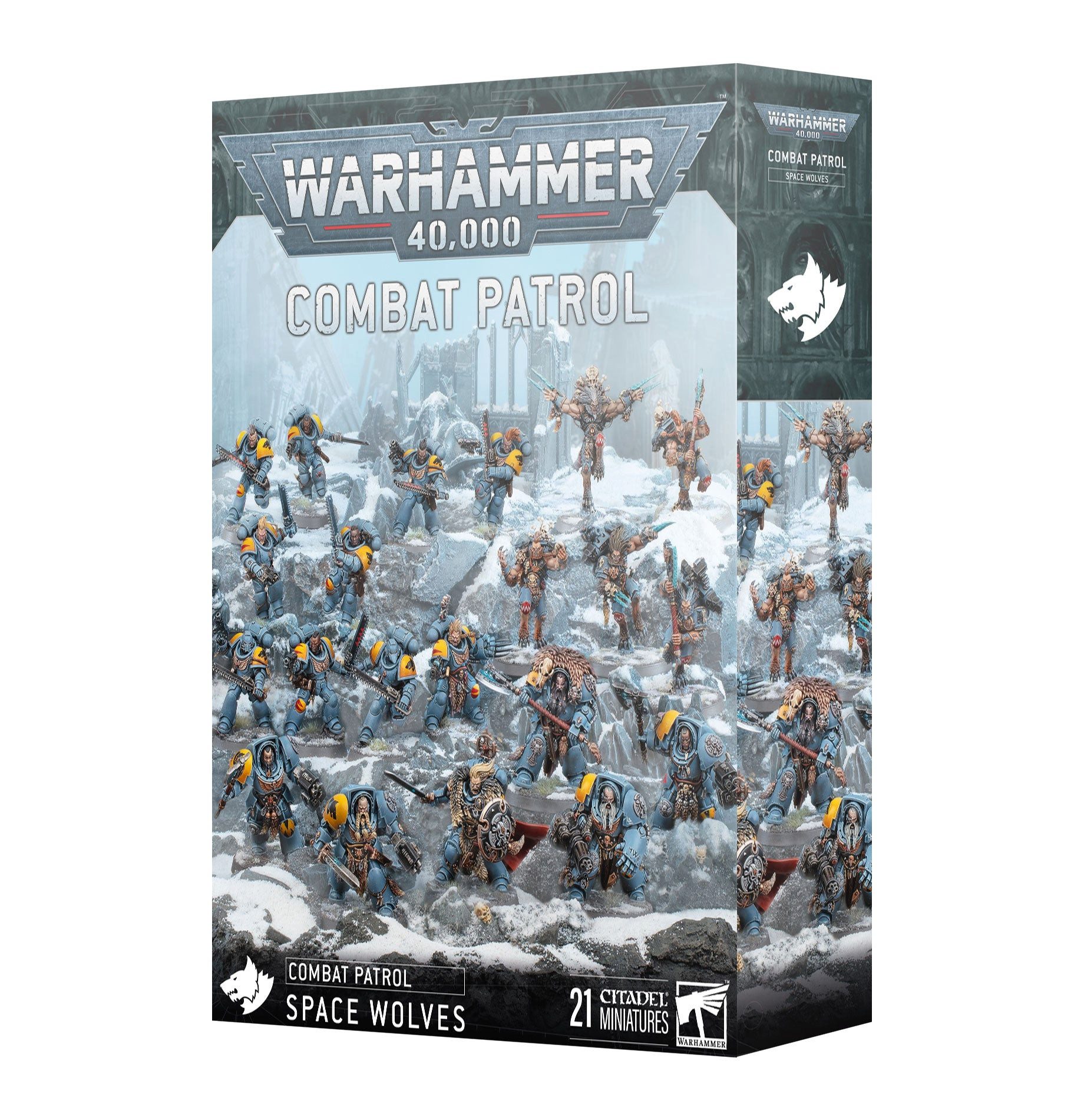 Games Workshop Spielfigur Warhammer 40.000 Combat Patrol Space Wolves günstig online kaufen