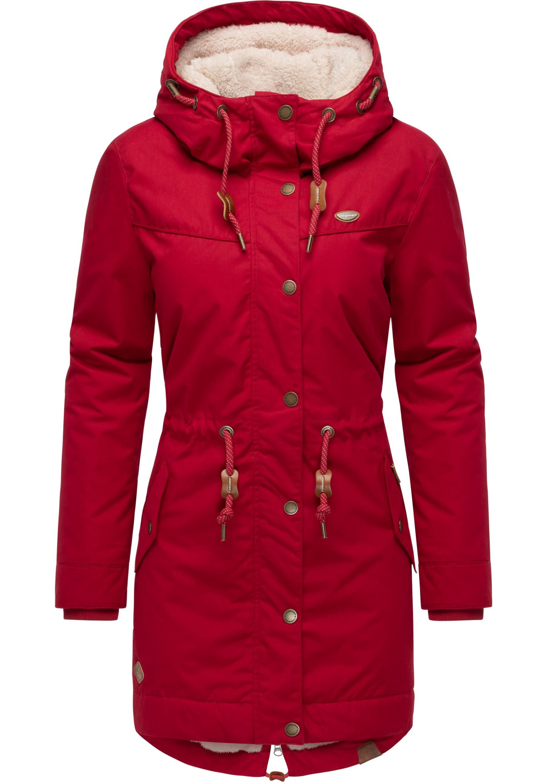 Ragwear Winterjacke YM-Canny stylischer Damen Kurzmantel Parka mit Kapuze günstig online kaufen