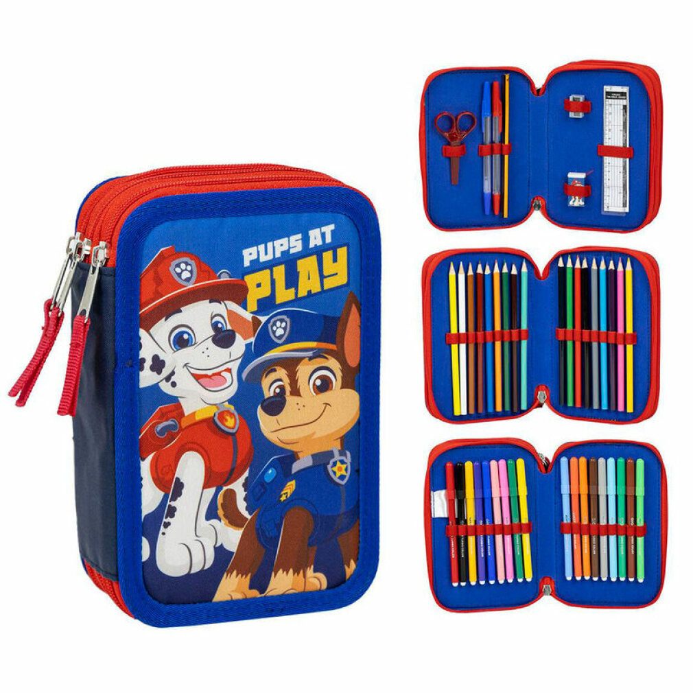 Artesanía Federmäppchen Paw Patrol Dreifach-Federtasche
