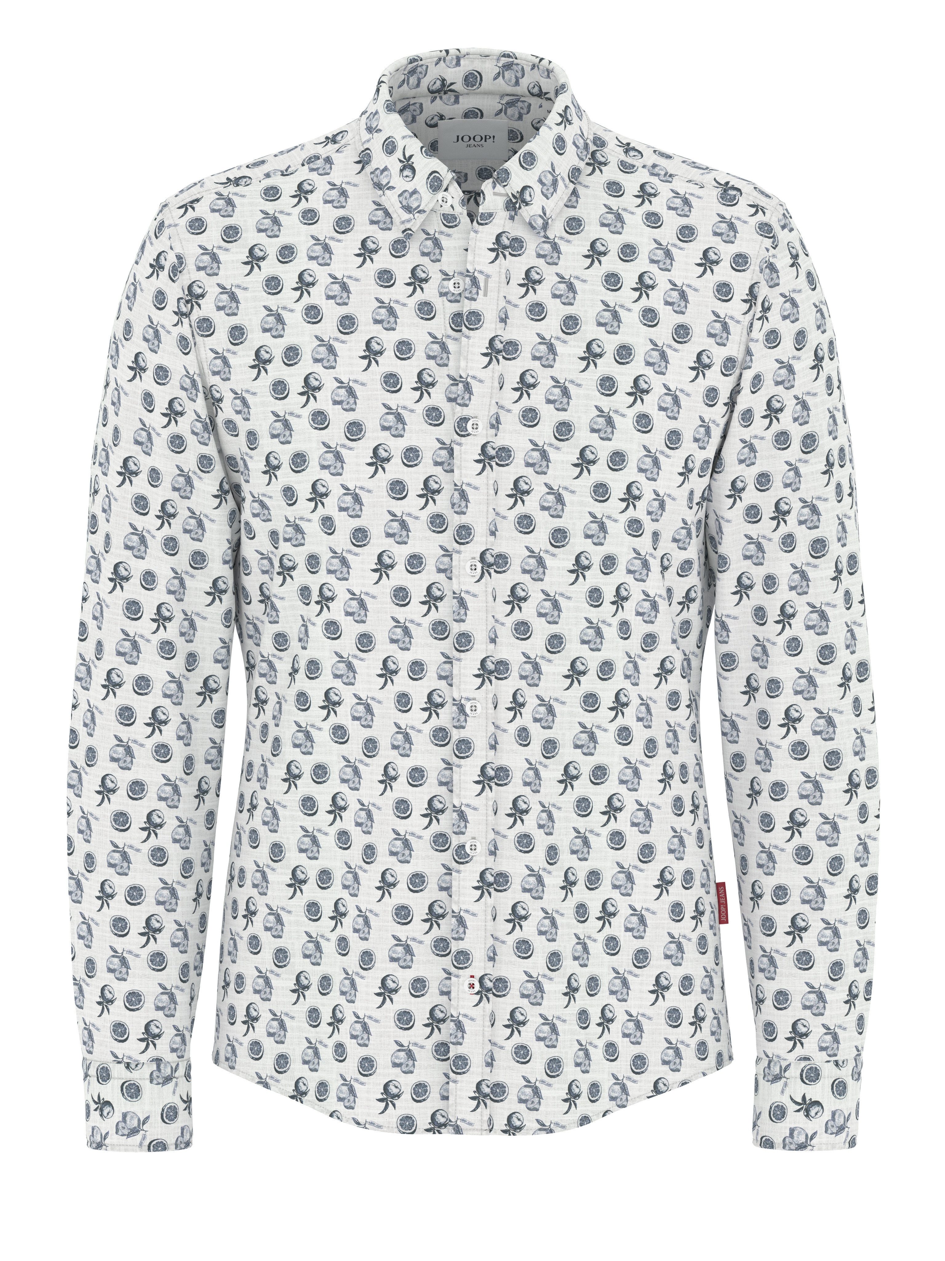 Joop Jeans Langarmhemd Hanson3-W Mit Rundhalsausschnitt günstig online kaufen