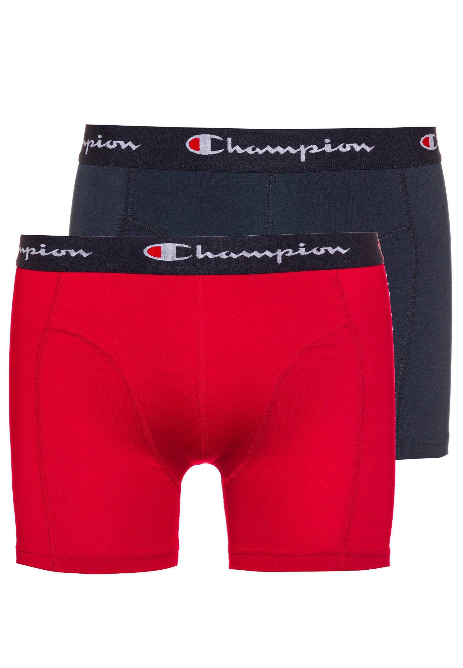 2-St., 2er-Pack) (Spar-Pack, Champion Boxershorts Boxer Blue 2pk / Red