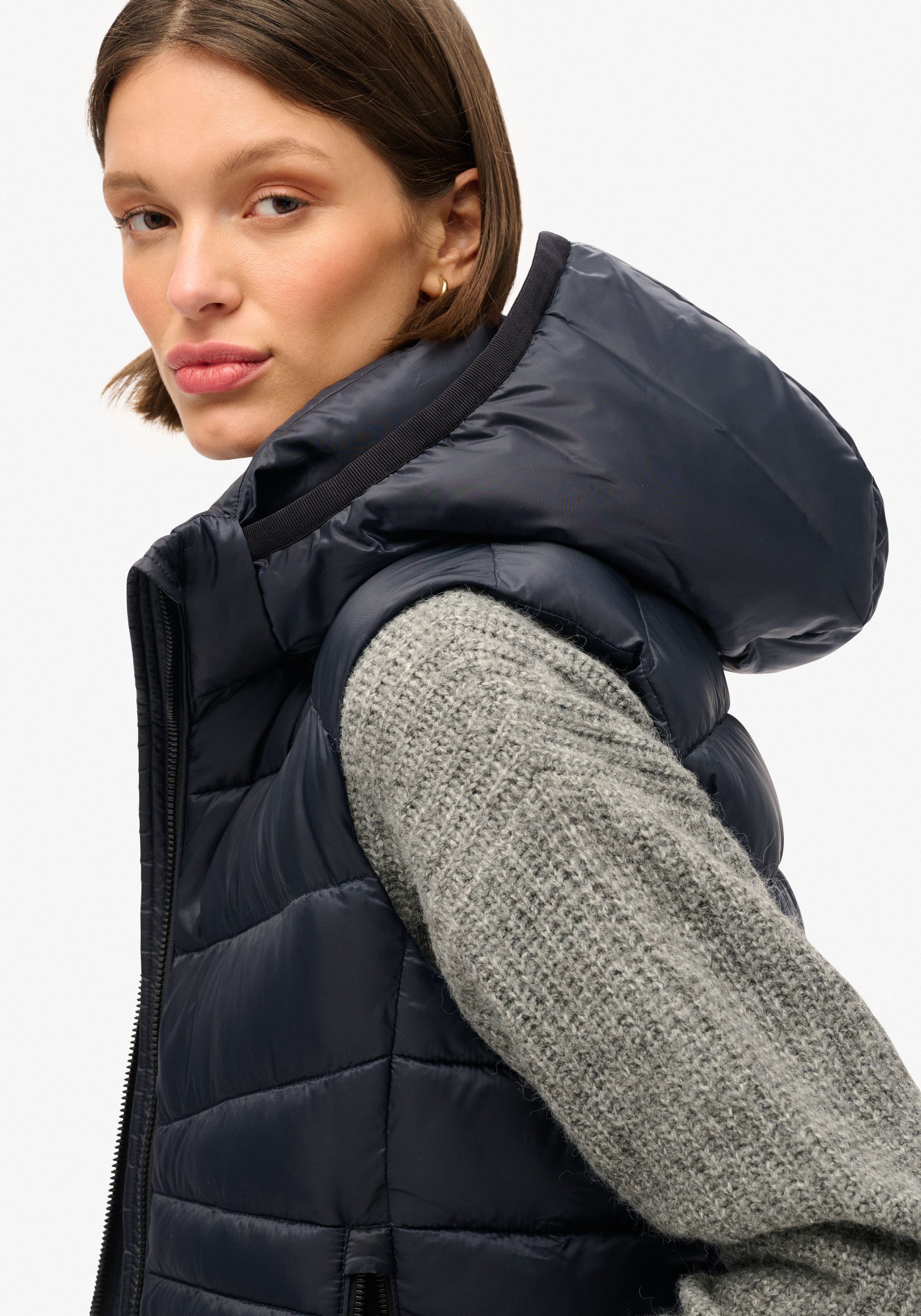 Superdry Steppweste HOODED FUJI QUILT PADDED günstig online kaufen