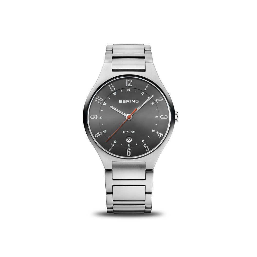 Bering Quarzuhr Bering Titanium silber gebürstet 11739-772 11739-772, Bering Titanium silber gebürstet 11739-772