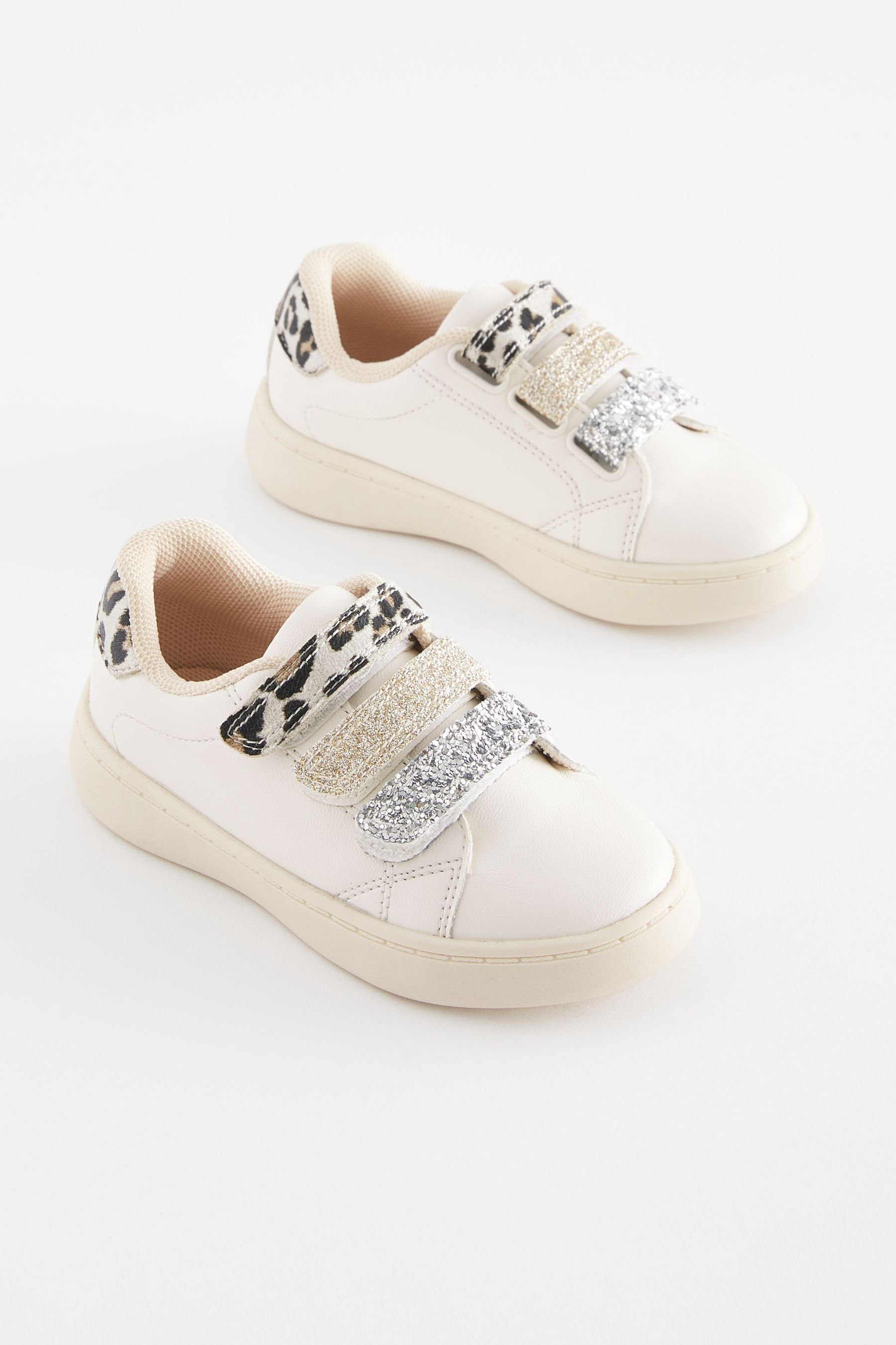 (1-tlg) Sneaker Sportschuhe Metallic Next White