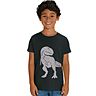 TShirt Farbe: Black - Dino: Silver