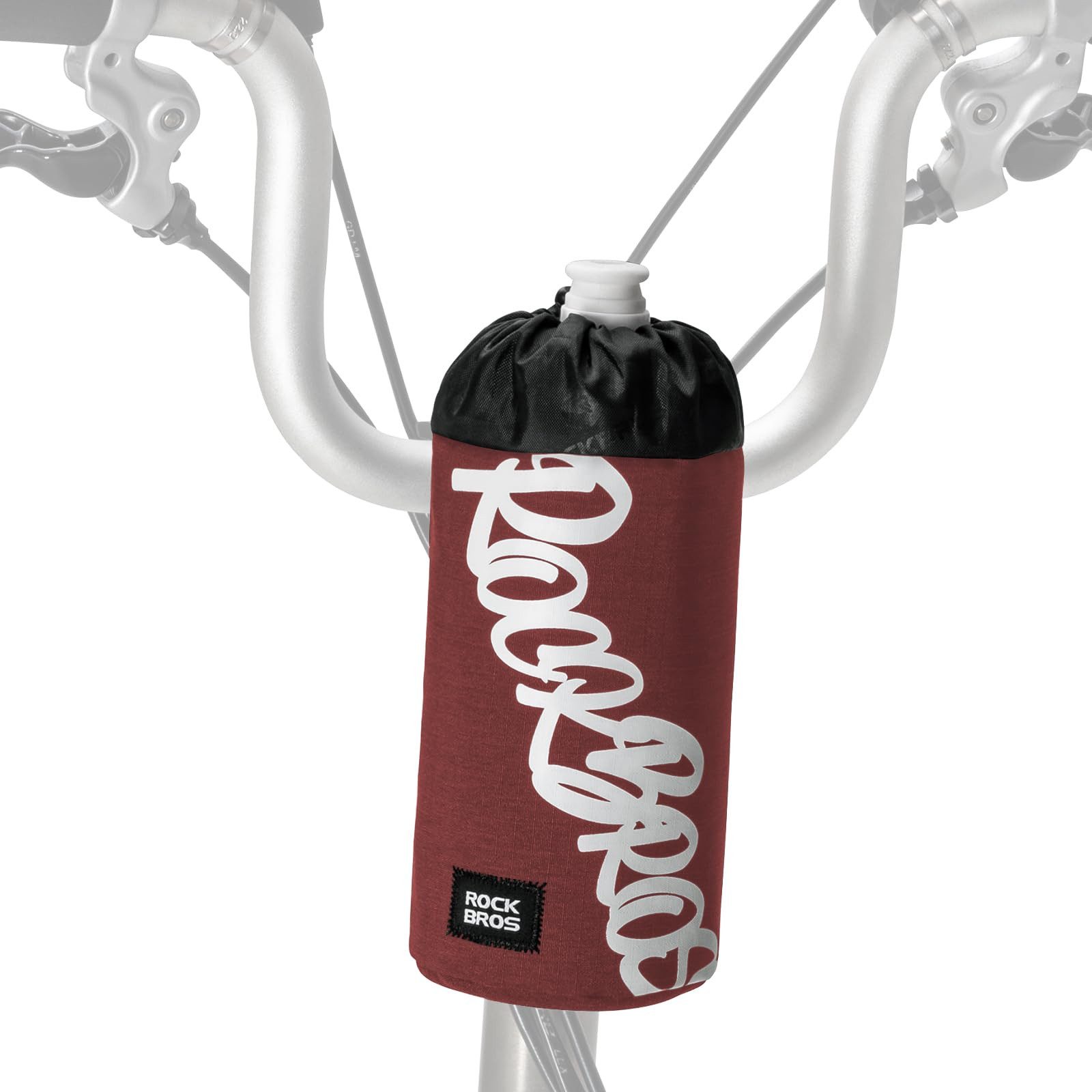 ROCKBROS Fahrradtasche Ohne Schrauben, Pouch Bag Bikepacking, Einfache Montage, 1L Fassungsvermögen, vielseitig einsetzbar