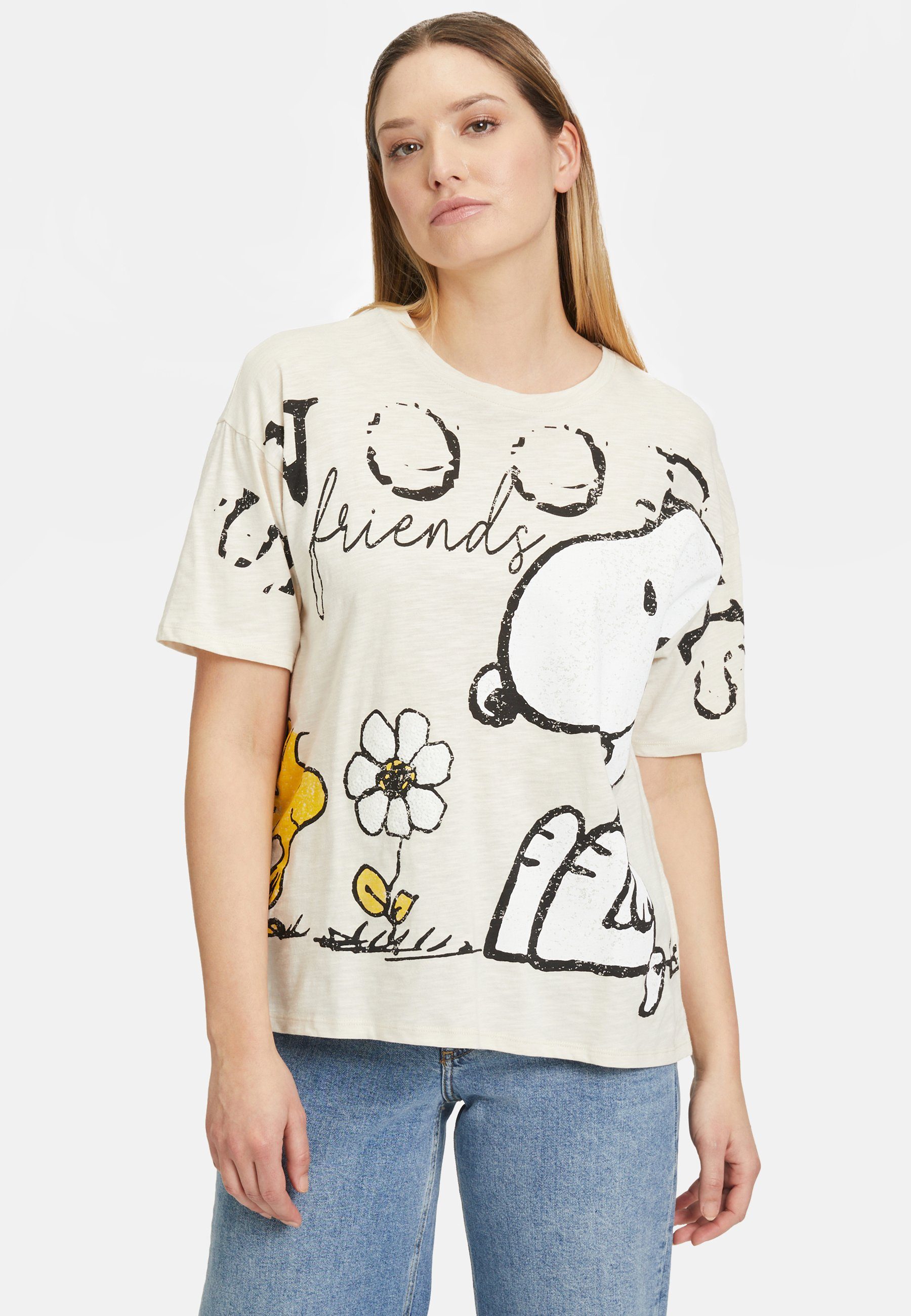 Frogbox T-Shirt Snoopy And Friends mit modernem Design, Mit Pailletten  verziert