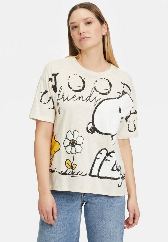 Frogbox T-Shirt Snoopy And Friends mit modernem Design, Mit Pailletten  verziert