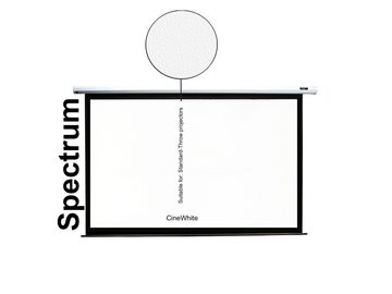 ELITE SCREENS SPECTRUM - MOTORLEINWAND Motorleinwand (Weiß / 16:9 / 186 x 105 (Vorlauf 20cm)-MaxWhite)