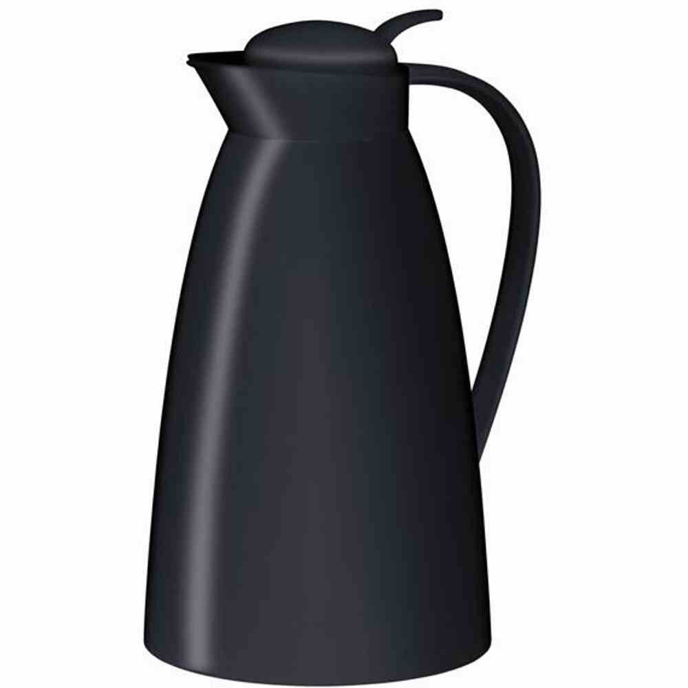 Alfi Isolierkanne Isolierkanne Eco 1,0 l schwarz mit Einhand-Ausgießtaste