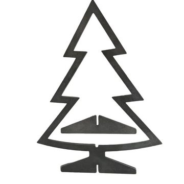 Creativ Metall Künstlicher Weihnachtsbaum, Innen u. Außen Stahl 4mm 30x40cm industrial style