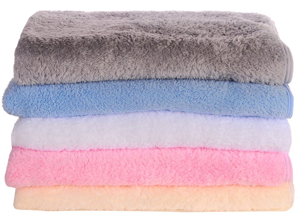 Babydecke Decke Babydecke Fleece Decke für Neugeborene Wagendecke Kuscheldecke, La Bortini Grau