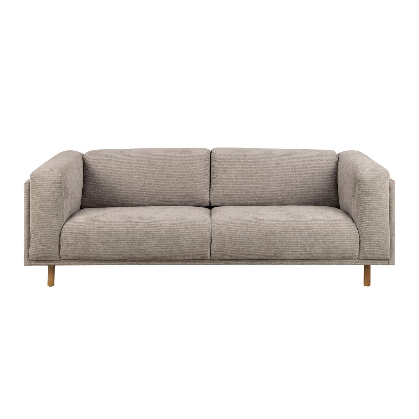 ebuy24 Sofa Maywood Sofa 3 Personen hellgrau.