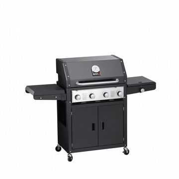 GrandHall Gasgrill Xenon 4 Black