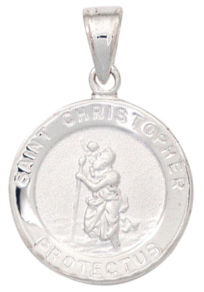 JOBO Kettenanhänger Anhänger Christophorus, 925 Silber