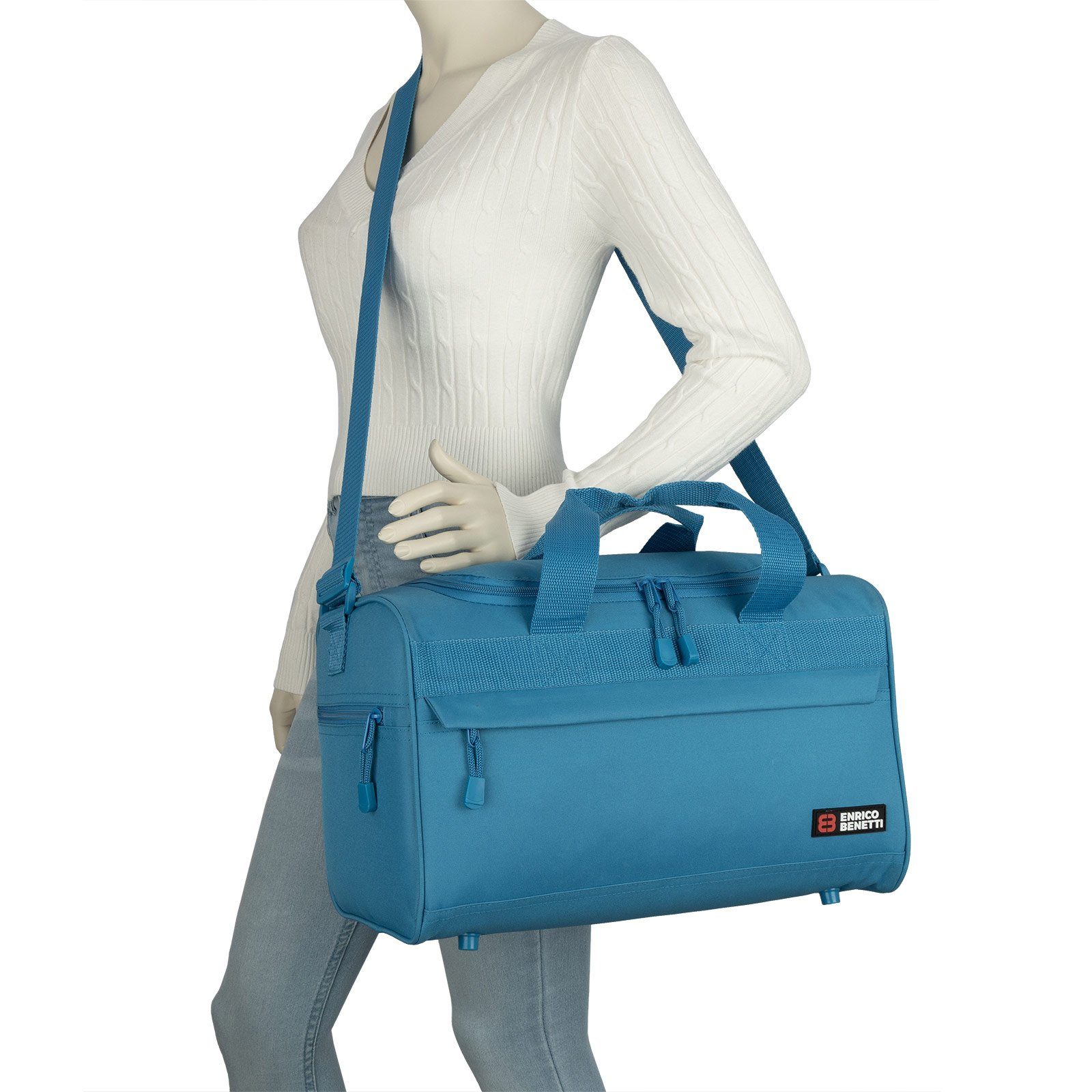 EAAKIE Reisetasche 22 L SKY-BLUE Herren Reisetasche Sporttasche Saunatasche Damen Fitnesstasche