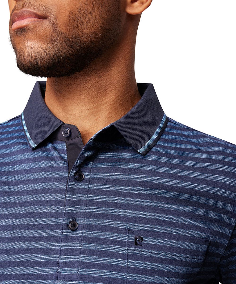 Pierre Cardin Langarm-Poloshirt 1/1 PoloKN super softe Jersey-Baumwolle günstig online kaufen