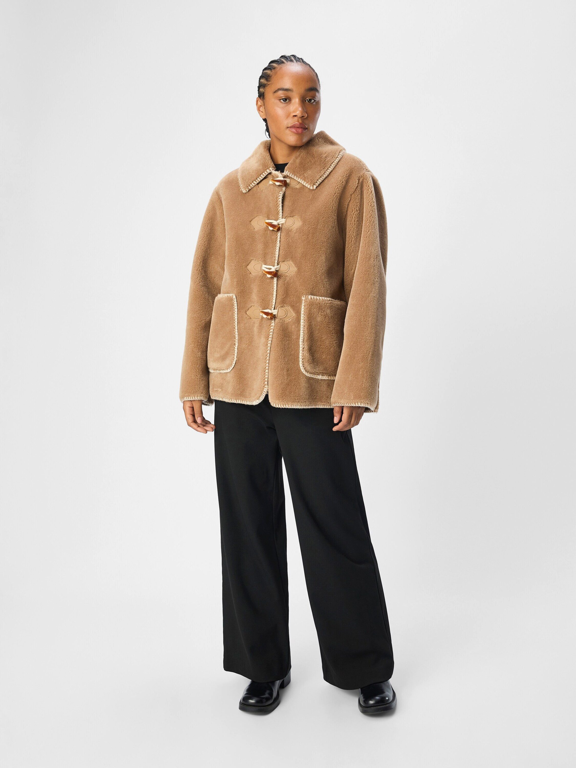 Object Fellimitatjacke OBJOpal (1-St)