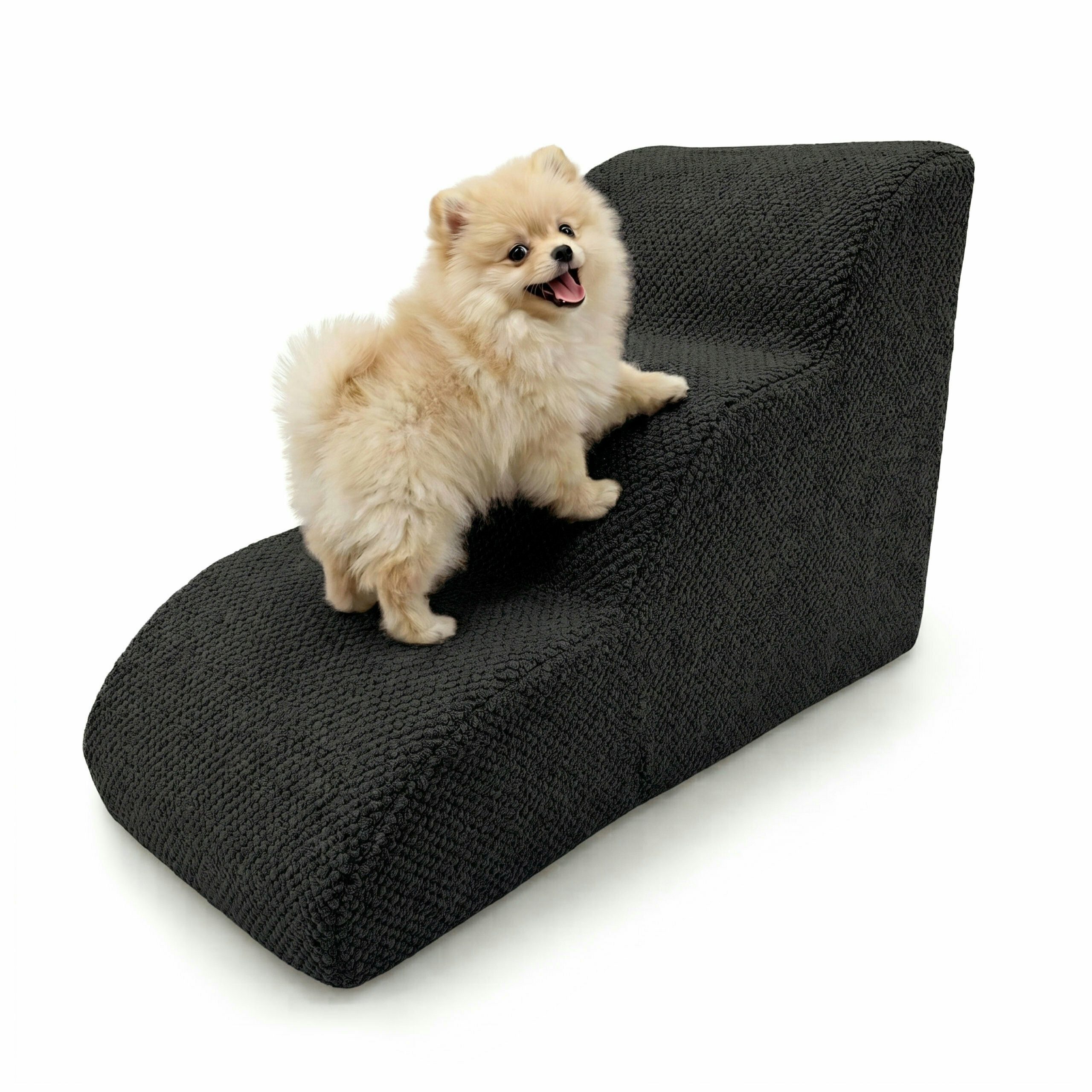 Muralo Haustiertreppe Hundetreppe für Kleine Hunde (Packung, 1-St), 3 Stufen, Belastbar bis 17 kg, Waschbar